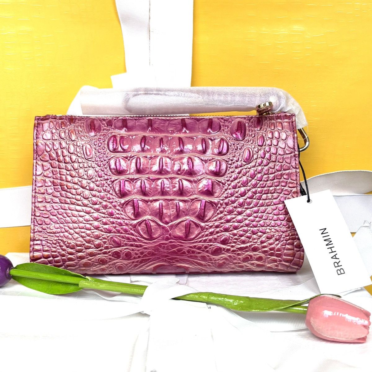 BRAHMIN Daisy Wristlet/Clutch Size ONE SIZE - 3 Thumbnail