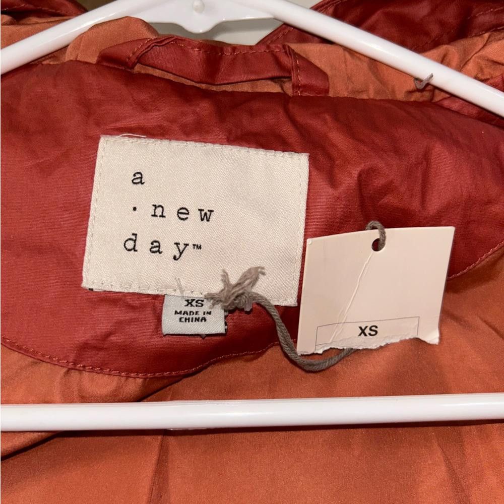 Designer a. new. day. I NWT Colorado Orange Hooded Raincoat Size XS Size XS / US 0-2 / IT 36-38 - 8 Thumbnail
