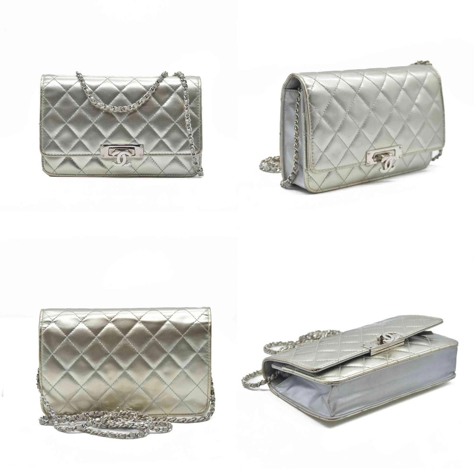Chanel Chanel Patent Quilted Golden Class Wallet on Chain WOC Size ONE SIZE - 2 Thumbnail