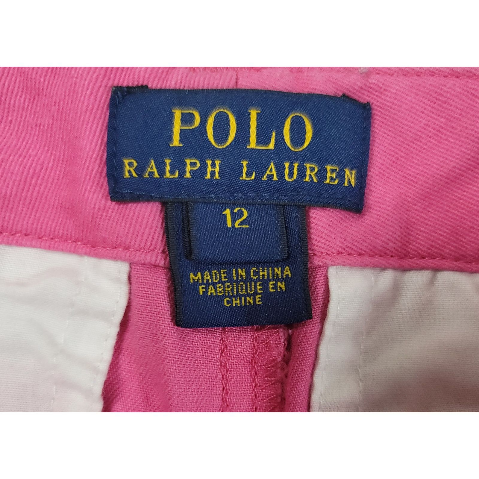 Polo Ralph Lauren Polo Ralph Lauren Pink Chino Flat Front Shorts 12 Size 34" / US 12 / IT 48 - 4 Thumbnail