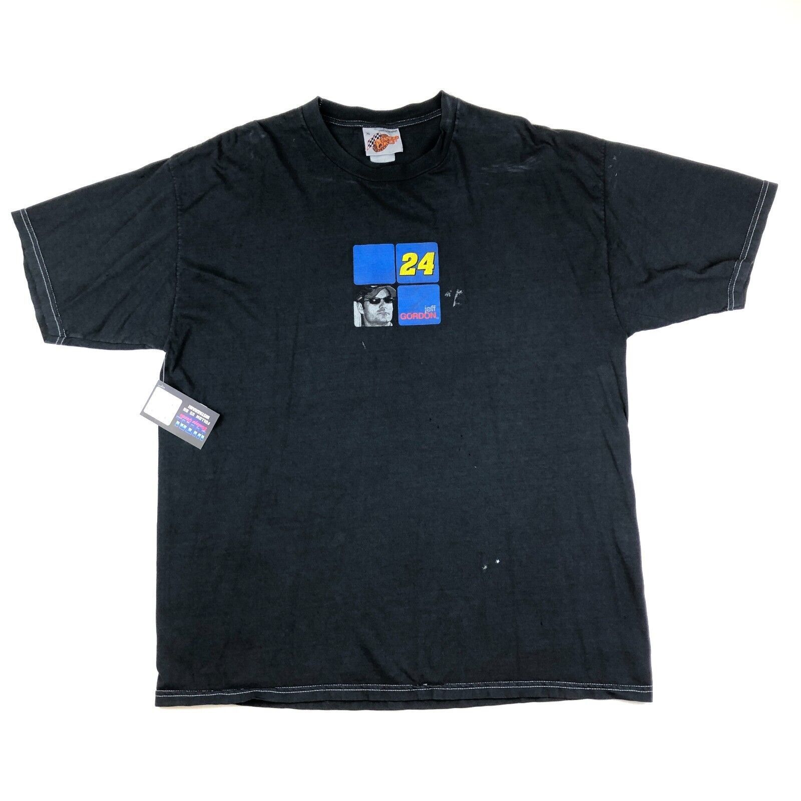NASCAR Jeff Gordon 24 Dupont Nascar Racing Navy Black Tee XL Size US XL / EU 56 / 4 - 1 Thumbnail