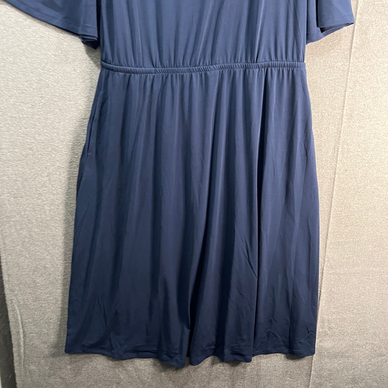 Other Girl With Curves Regular Knit Midi Dress with Flutter Size L / US 10 / IT 46 - 6 Thumbnail