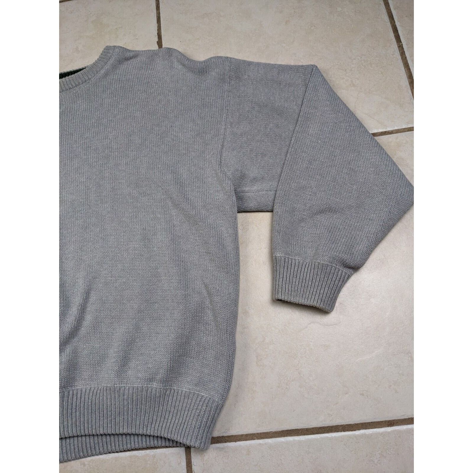 Eddie Bauer Vtg Eddie Bauer Sweater Men XL Gray Crew Neck Heavy Cotton Size US XL / EU 56 / 4 - 4 Thumbnail