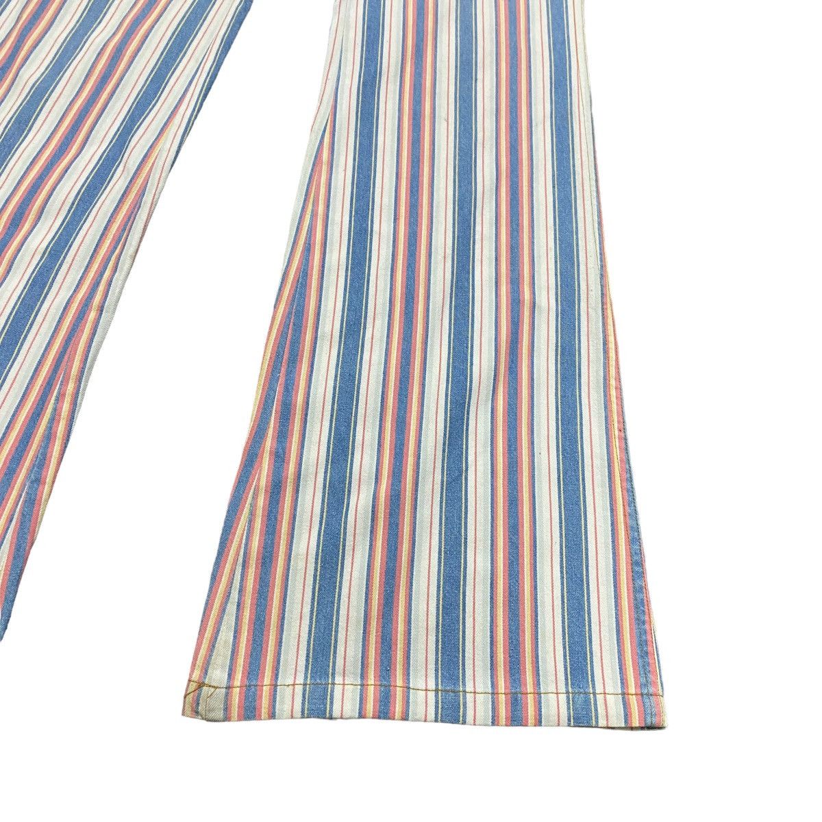 Japanese Brand Super Flare🔥 BOURBON HOUSE striped Flare Pants Size US 30 / EU 46 - 8 Thumbnail