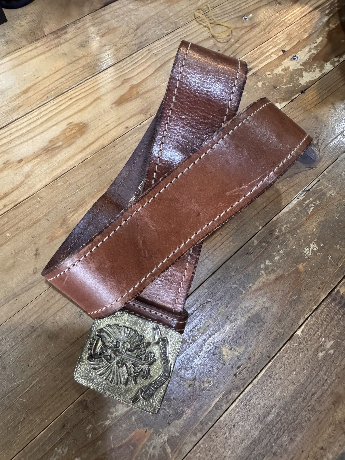 Giorgio Armani EMPORIO ARMANI LEATHER BELT🔥 Size ONE SIZE - 2 Thumbnail