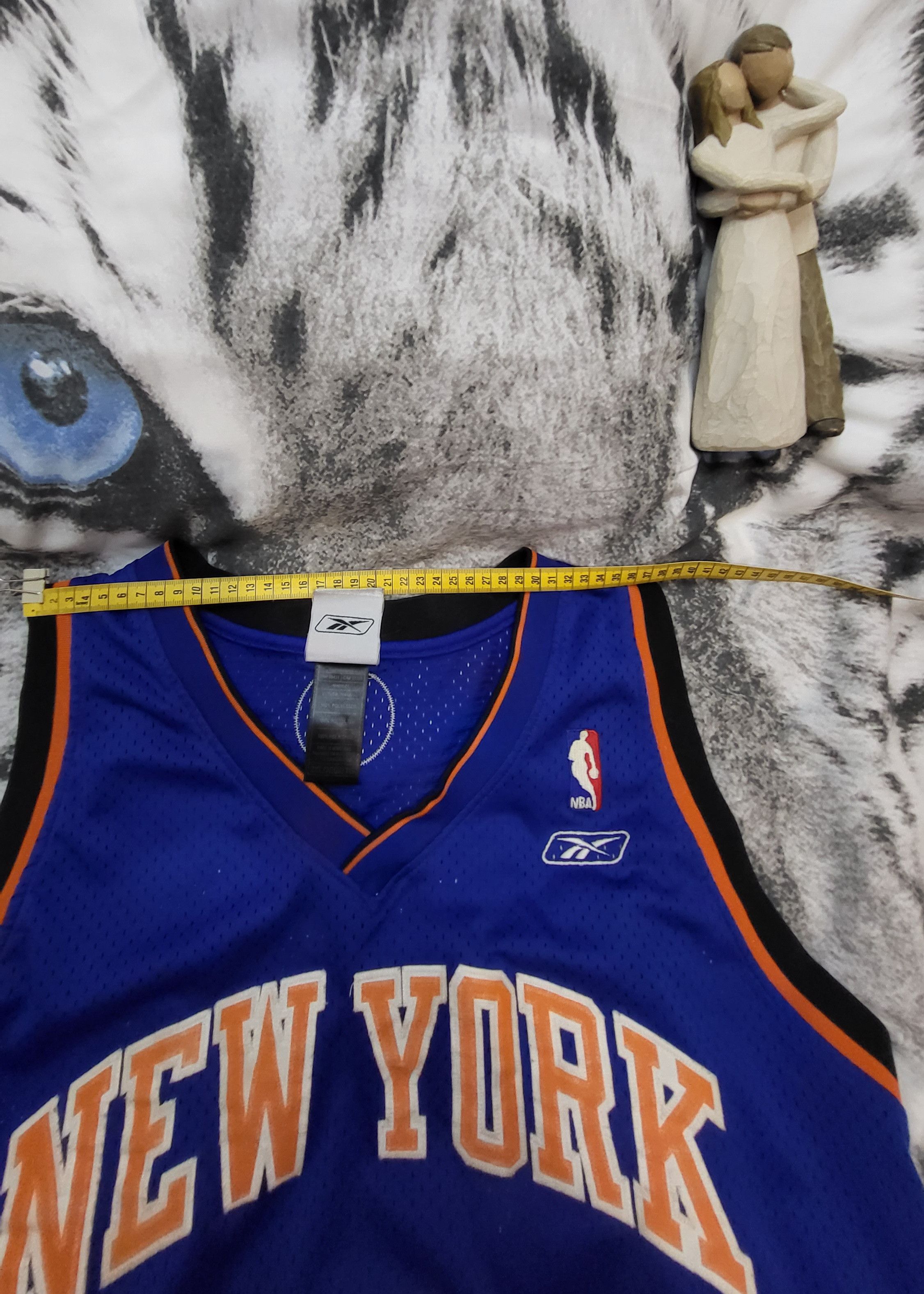 NBA × Reebok Vintage Reebok NBA New York #3 Basketball T-Shirt Size US XXL / EU 58 / 5 - 4 Thumbnail