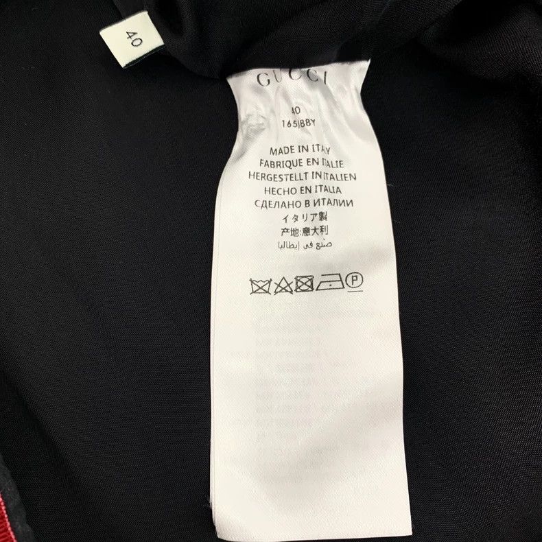 Gucci Gucci Beige striped V-neck single-breasted long-sleeved cot Size US XXS / EU 40 - 7 Thumbnail