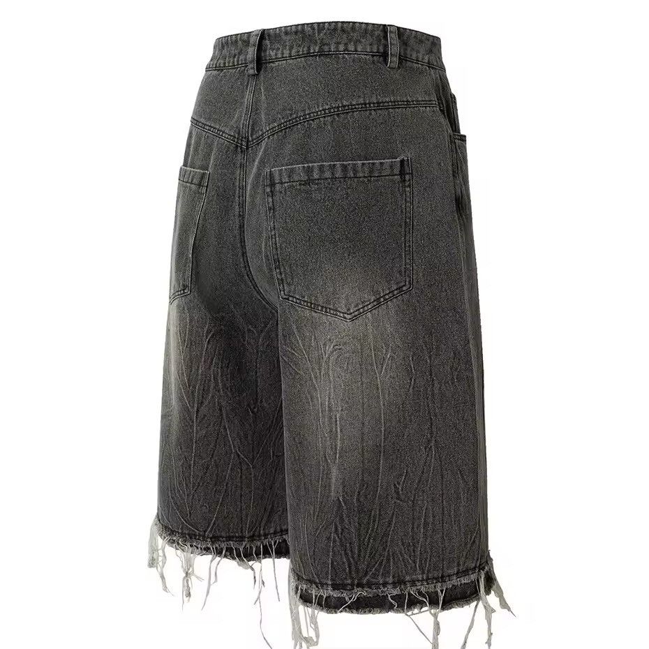 Other Washed Graphic Anime Distressed Baggy Shorts Size US 34 / EU 50 - 4 Thumbnail