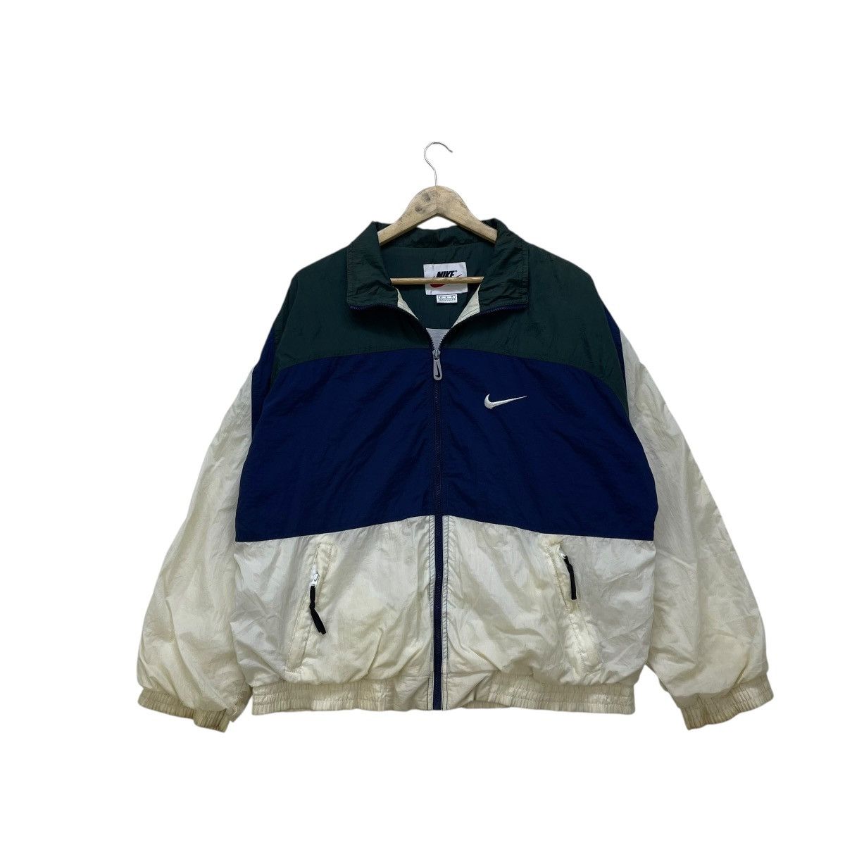 Nike 💥Vintage Nike Multicolour Jacket Size US L / EU 52-54 / 3 - 1 Thumbnail