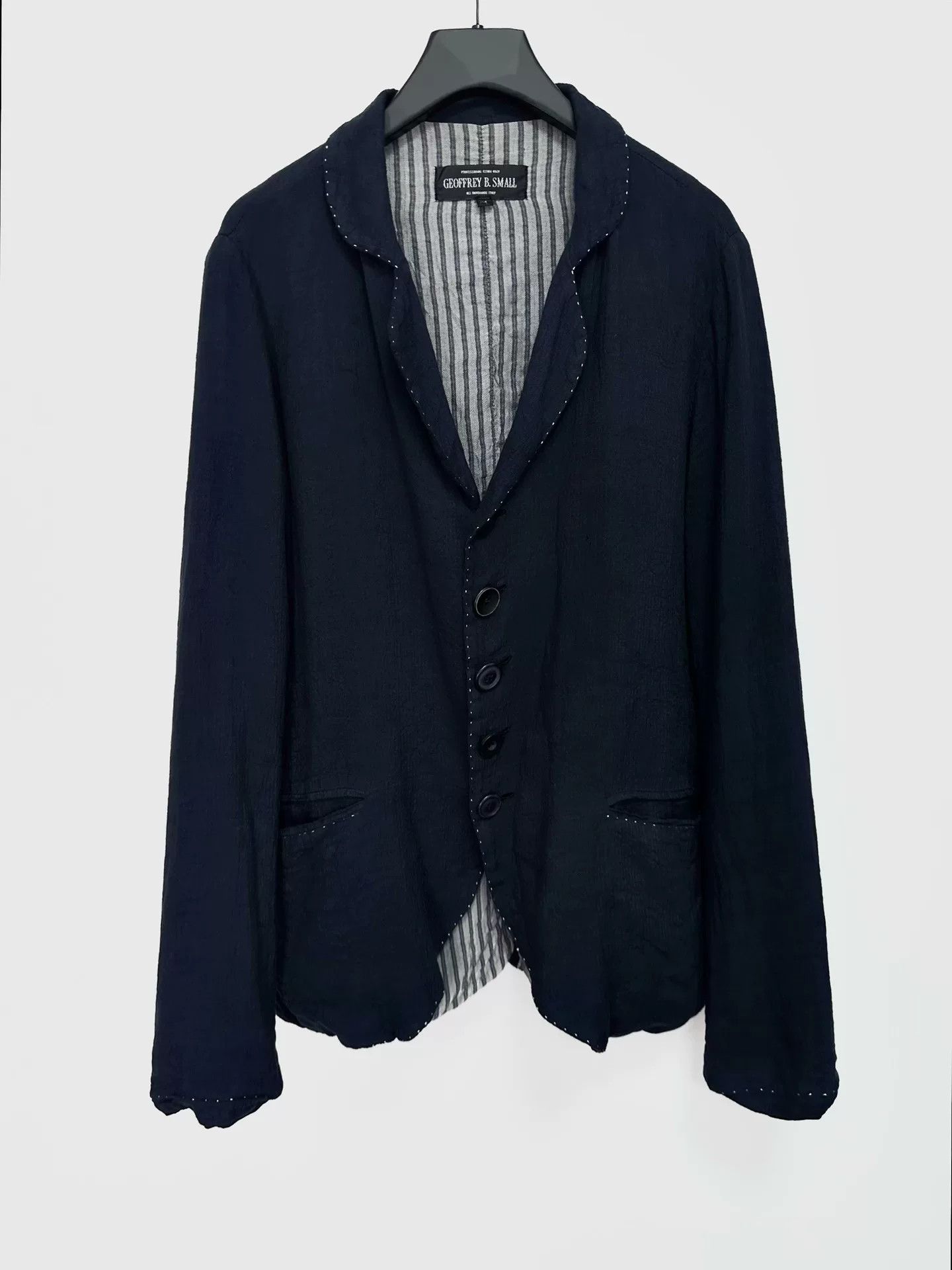 Geoffrey B. Small silk linen blend jacket by Geoffrey B Size US S / EU 44-46 / 1 - 1 Thumbnail