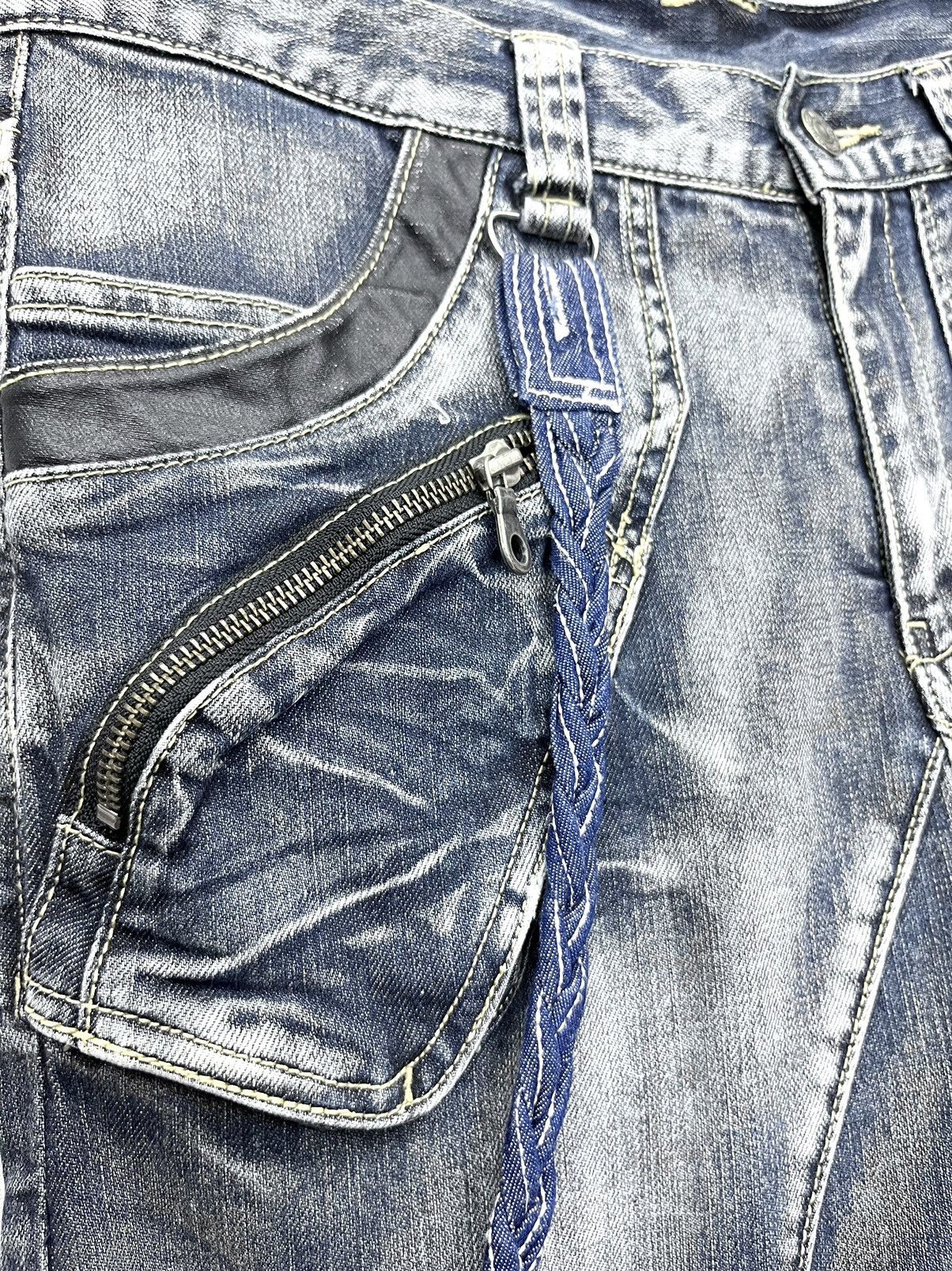 PPFM 🔥FYE🔥90’s PPFM Punk Curve Leg Custom Performance Jeans Size US 31 - 15 Thumbnail