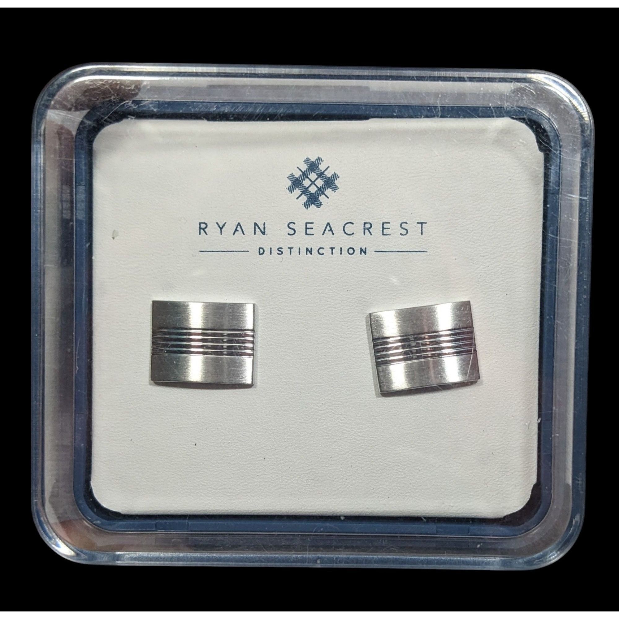Other Ryan Seacrest Distinction Silver Tone Cufflinks Size ONE SIZE - 1 Thumbnail