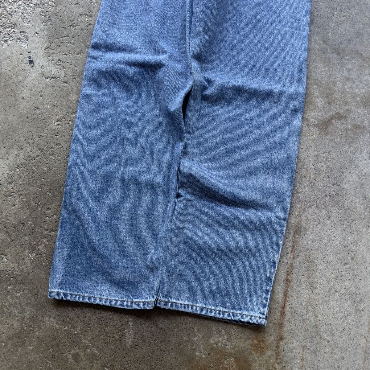 Vintage Levi's 562 Baggy Wide Denim Skater Jeans ERD Grunge Chrome Size US 27 - 12 Thumbnail