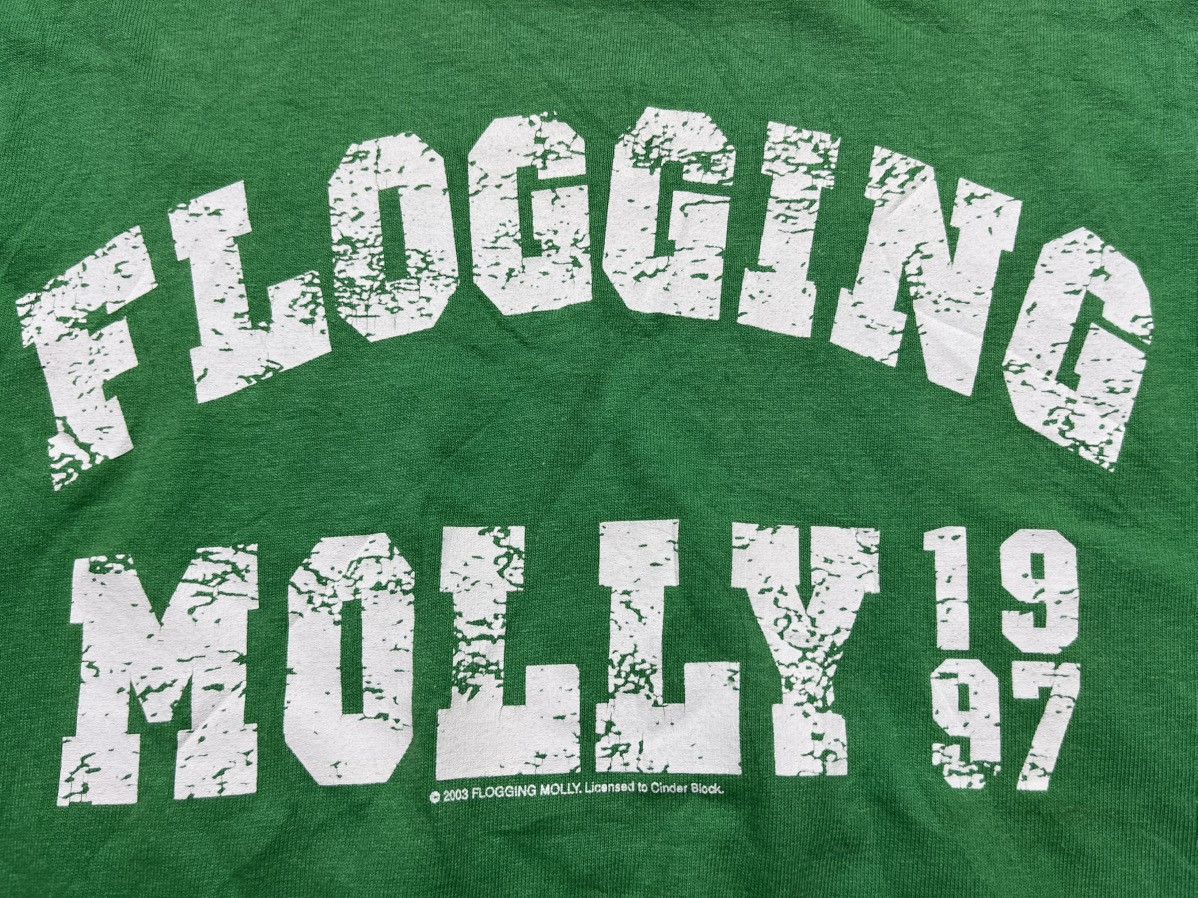 Band Tees × Vintage Vintage 2003 Flogging Molly 1997 Cinder Block Shirt Size US S / EU 44-46 / 1 - 2 Thumbnail