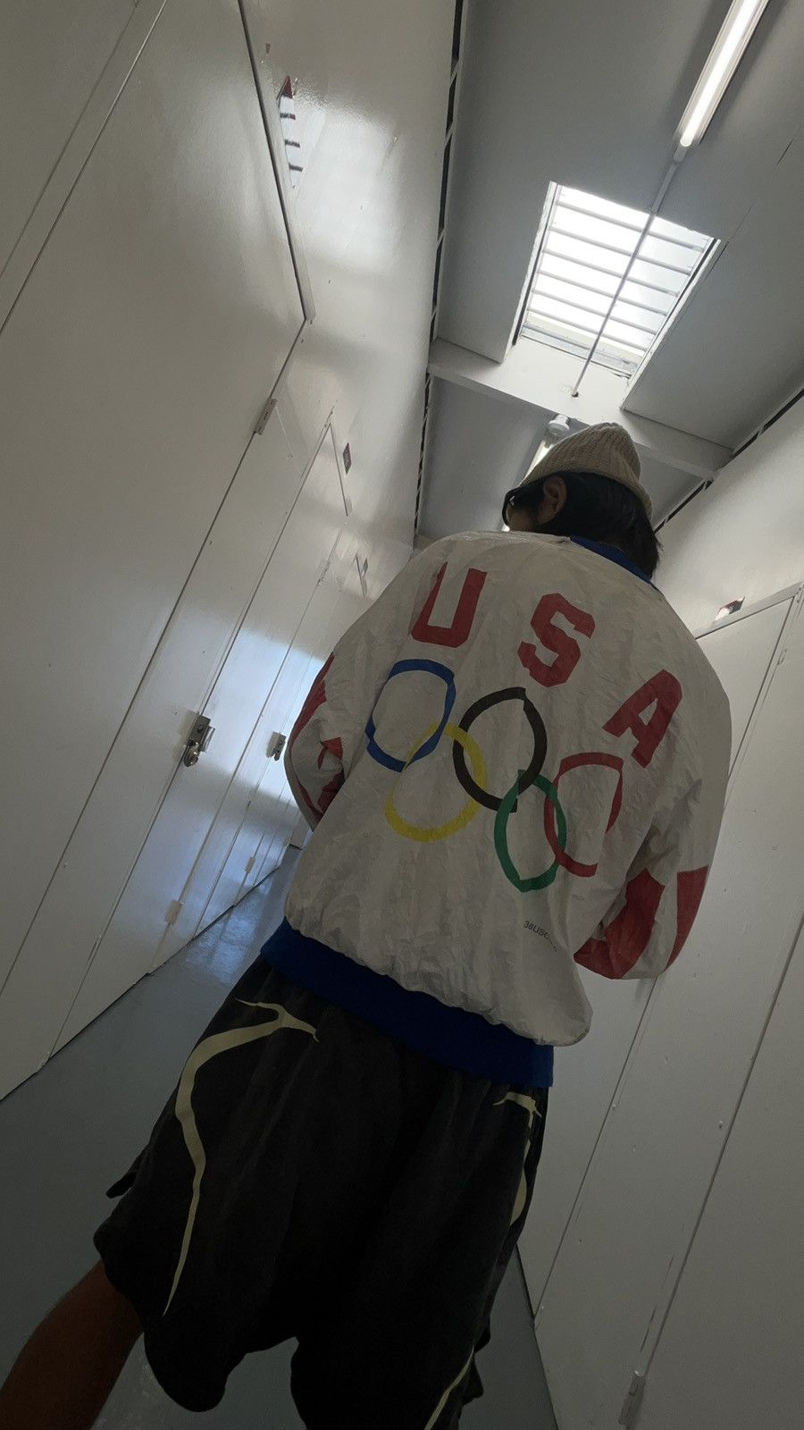 Vintage Vintage 80s/90s USA Olympics Tyvek Jacket Size US XL / EU 56 / 4 - 5 Thumbnail