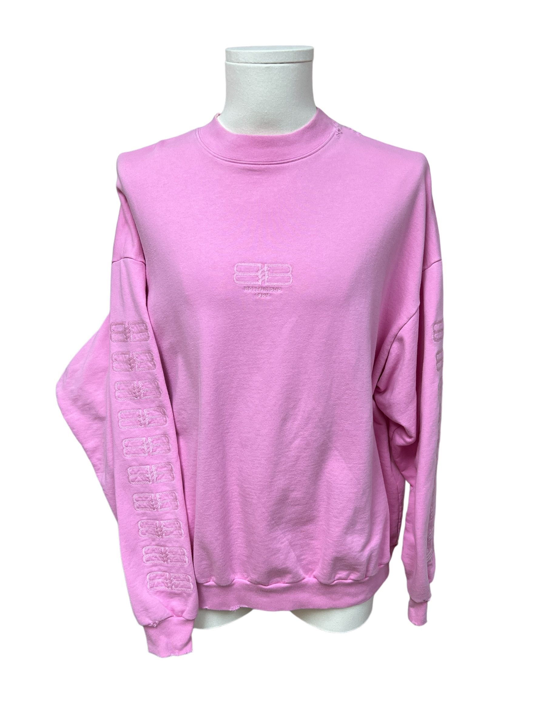 Balenciaga logo Pink sweater