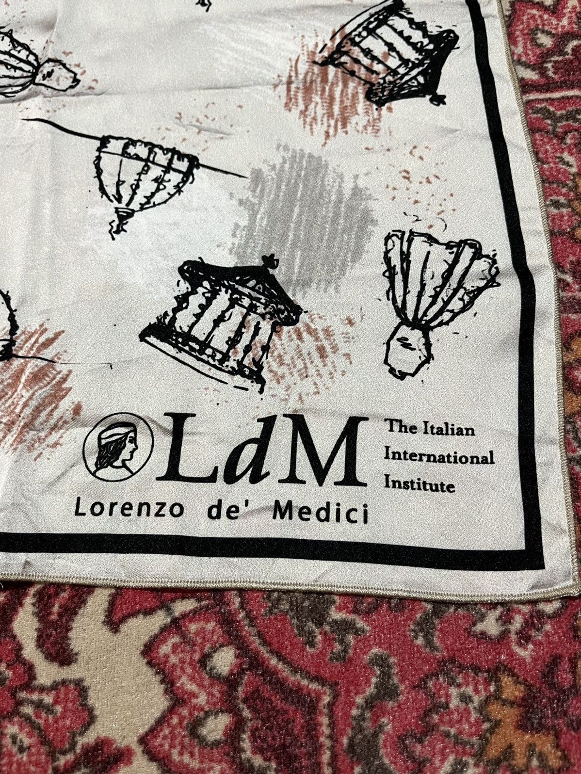 Vintage Lorenzo de Medici Scarf Size ONE SIZE - 2 Thumbnail