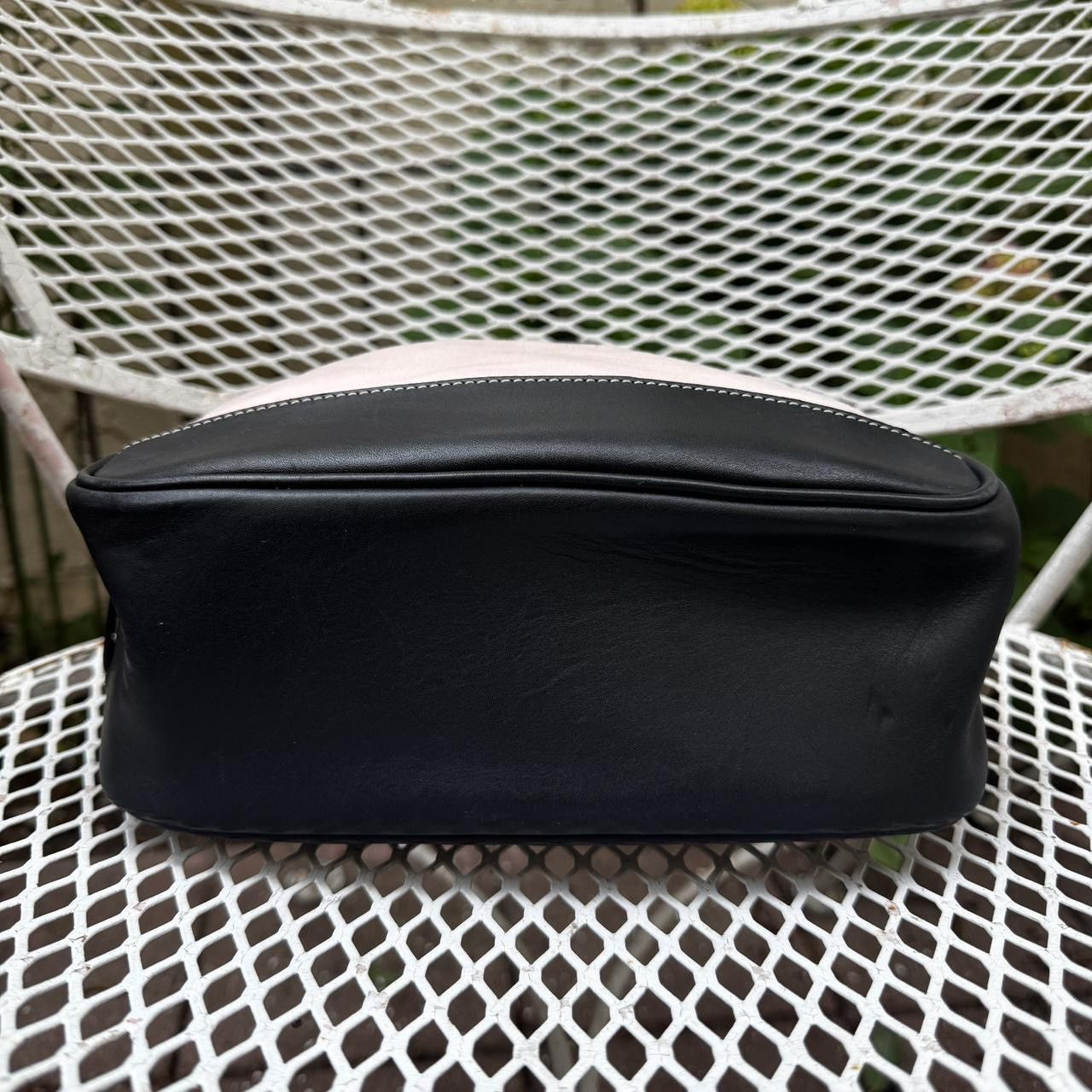 Coach Y2K Baby Pink Canvas & Black Leather Coach Bag Size ONE SIZE - 3 Thumbnail