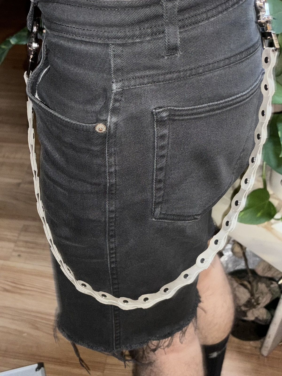 Genuine Leather Guidi INSPIRED Leather chain keyring Size ONE SIZE - 2 Thumbnail