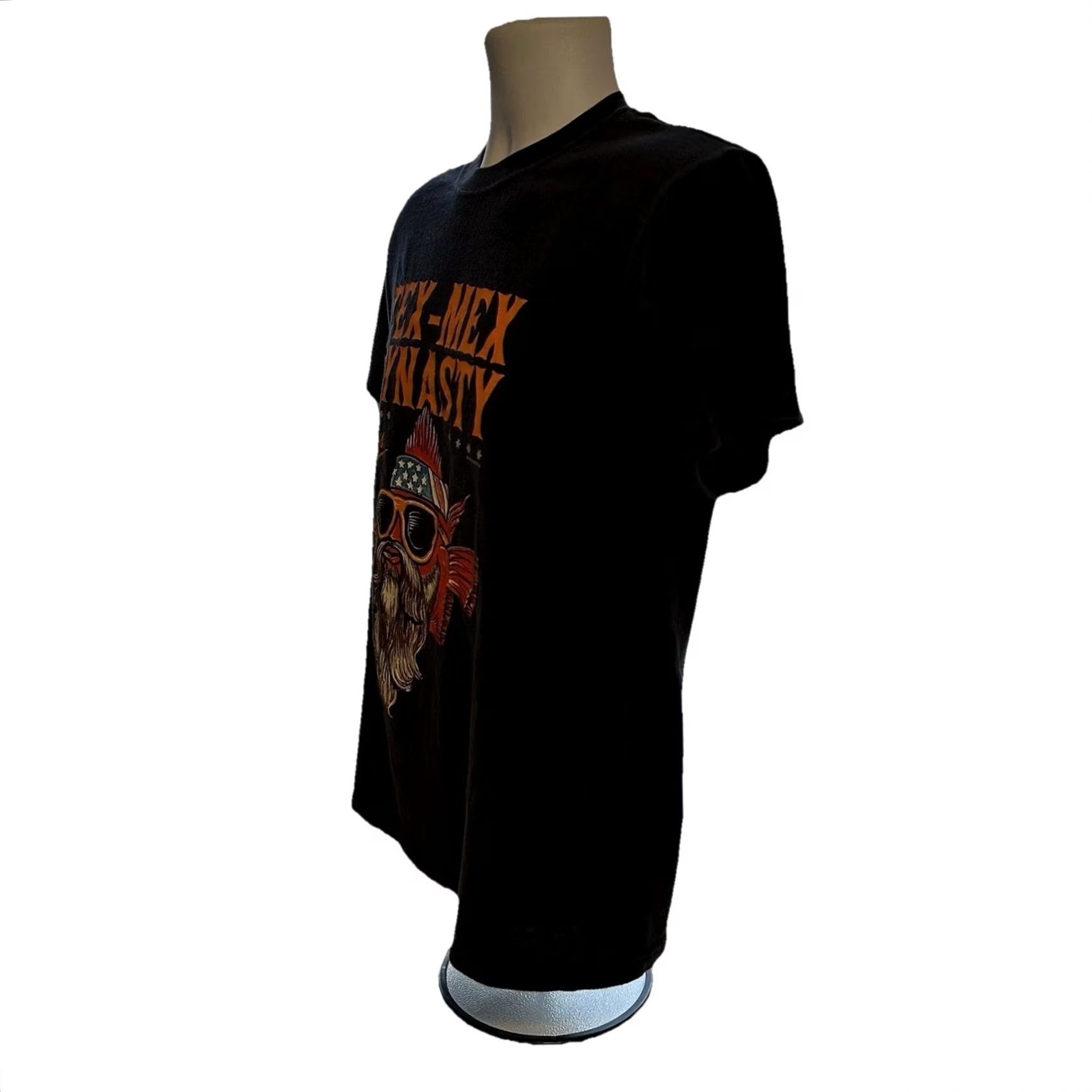 Vintage Chuy’s Tex-Mex Dynasty T-Shirt - 2013 Adult Small Black Double Sided - Viatran Size US S / EU 44-46 / 1 - 3 Thumbnail
