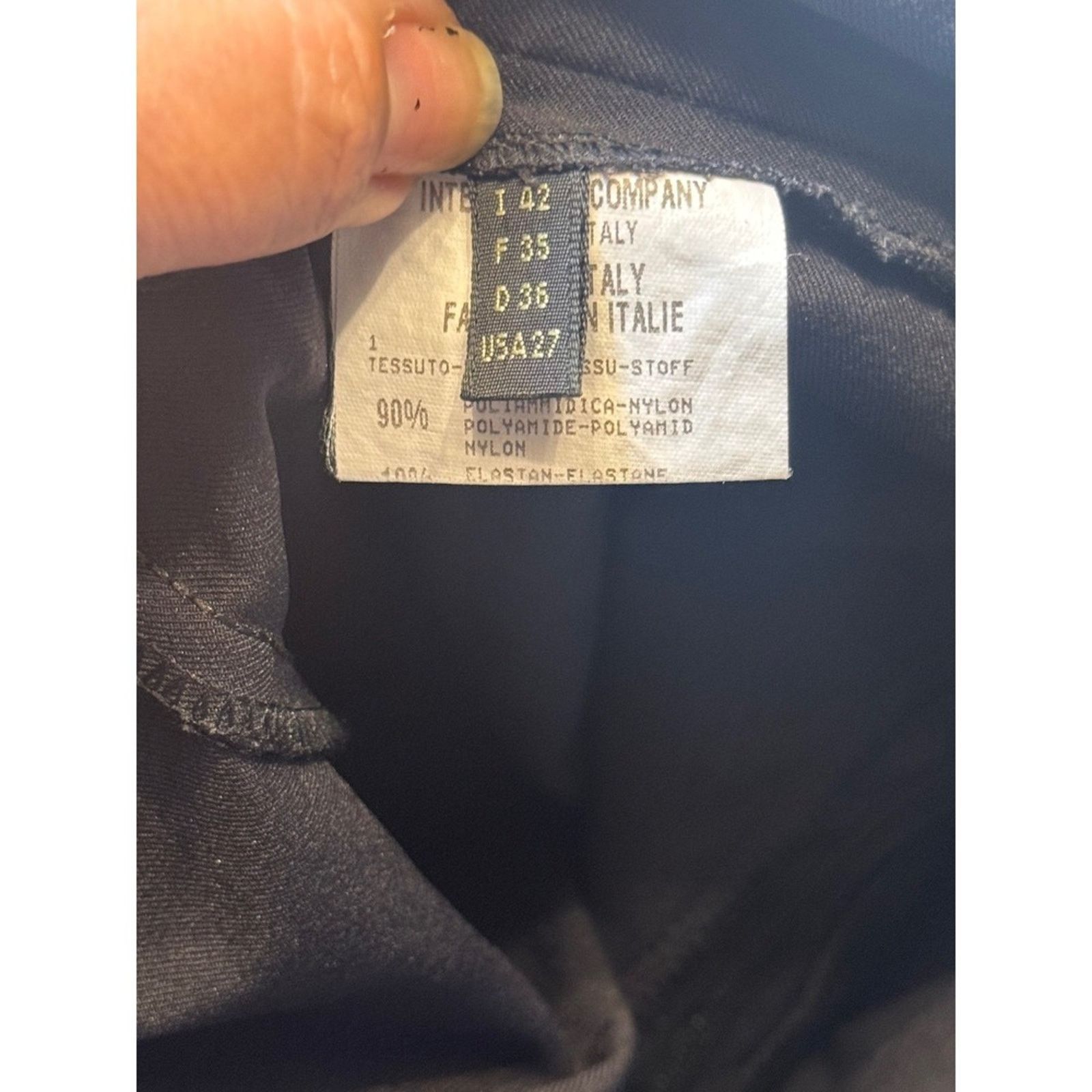 Marithe + Francois Girbaud Marithe Francois Girbaud Black Tailored Trousers Pants Size 24" / US 00 / IT 34 - 8 Thumbnail