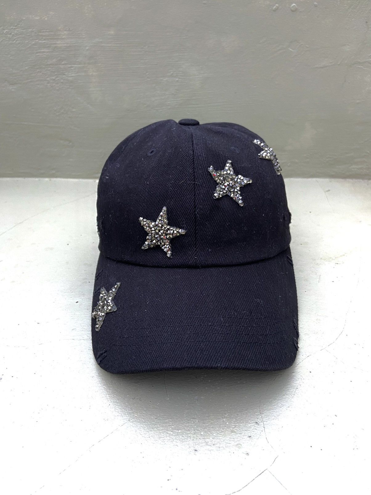 If Six Was Nine 2000s big star studded black caps Size ONE SIZE - 2 Thumbnail