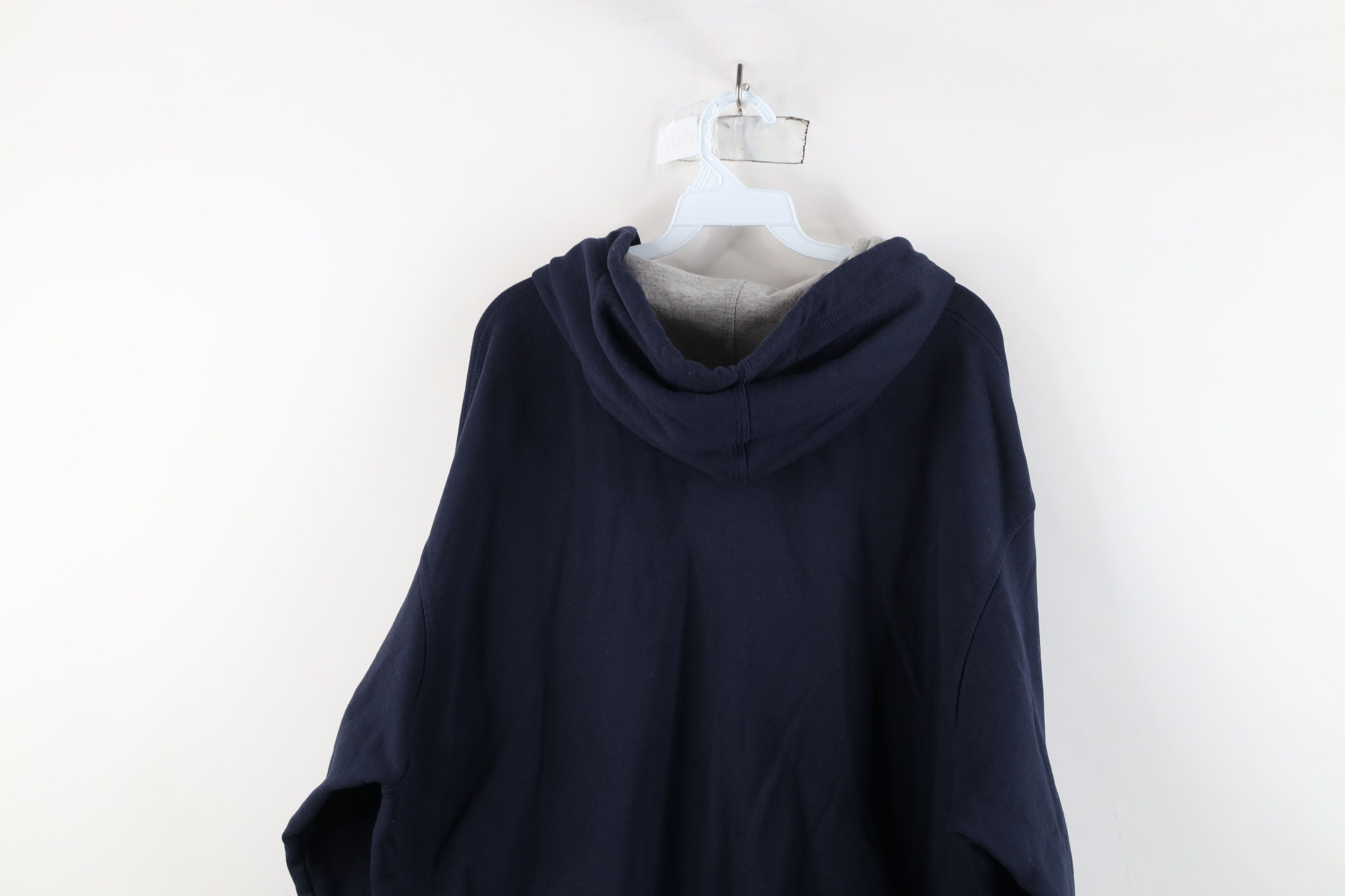 Champion × Vintage Vintage Champion Monochrome Full Zip Hoodie Sweatshirt Blue Size US XL / EU 56 / 4 - 13 Thumbnail