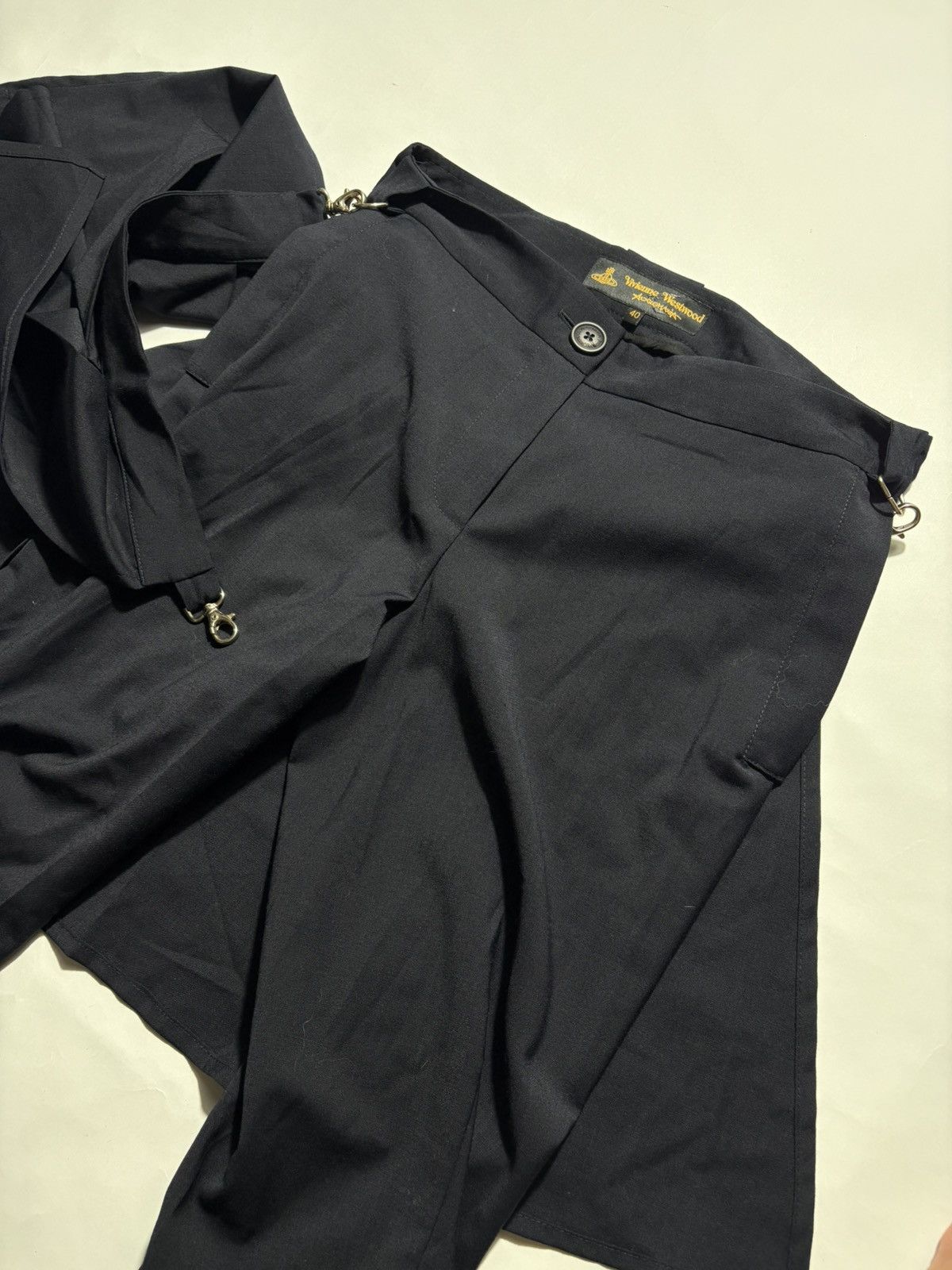 Vivienne Westwood VIVIENNE WESTWOOD ANGROMANIA DECONSTRUCTED KILT TROUSER PANT Size 27" / US 4 / IT 40 - 5 Thumbnail