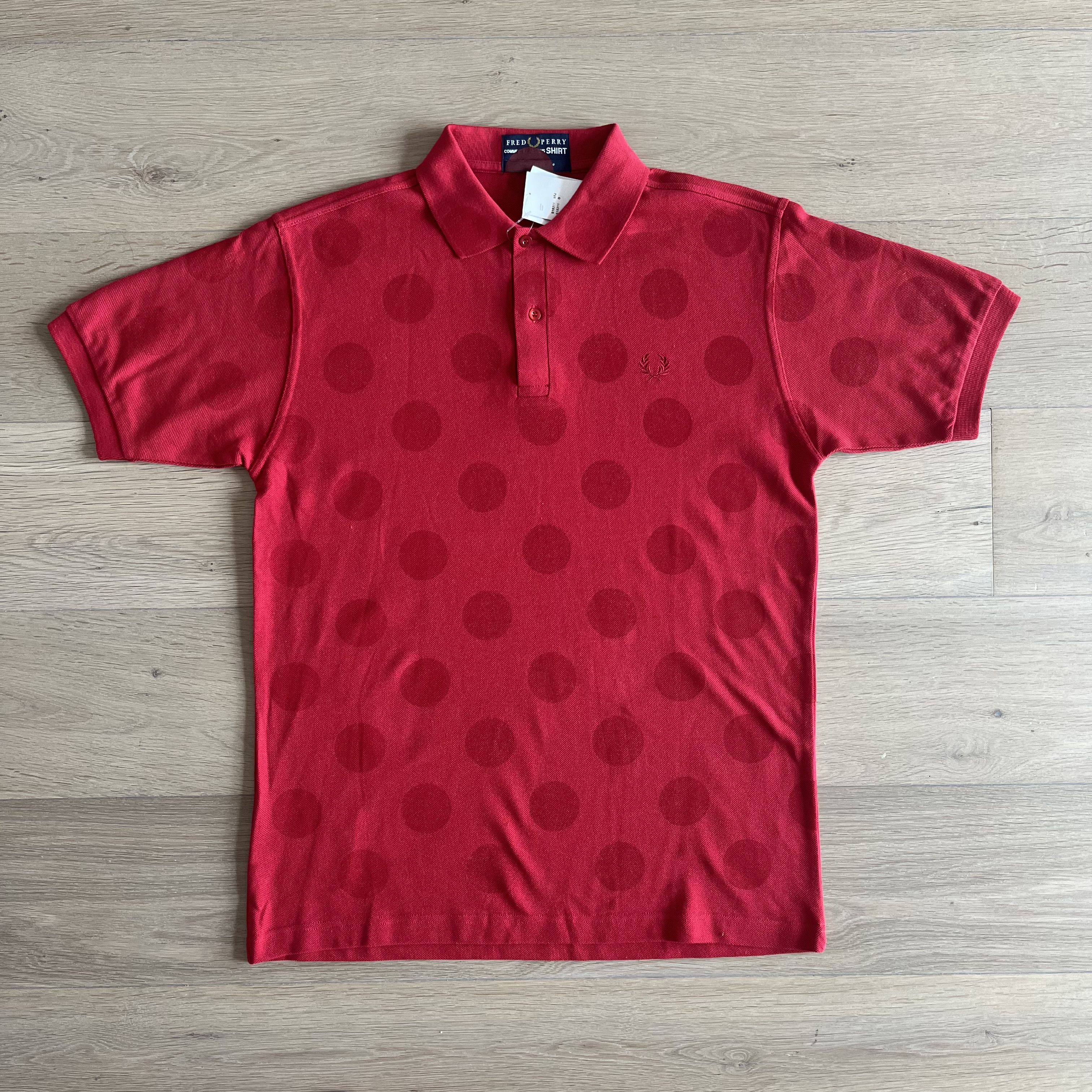 COMME des GARCONS × FRED PERRY マフラー レッド Comme des Garcons × Comme des Garcons SHIRT × Fred Perry