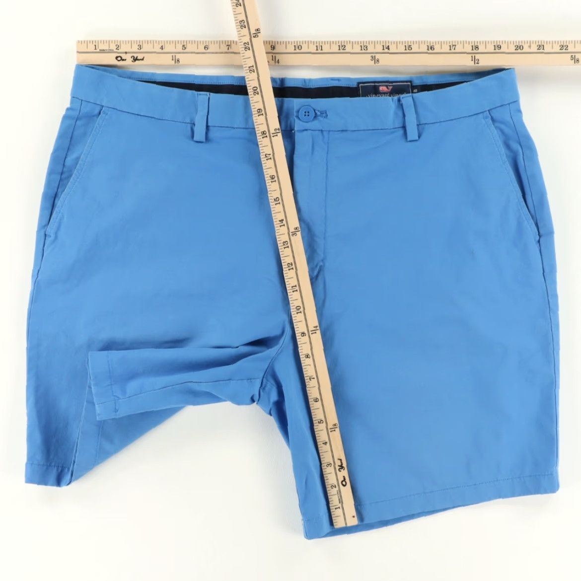 Vineyard Vines Vineyard Vines High Stretch Performance Cotton Blend Woven Golf Shorts Blue Men's 40 Size US 40 / EU 56 - 3 Thumbnail