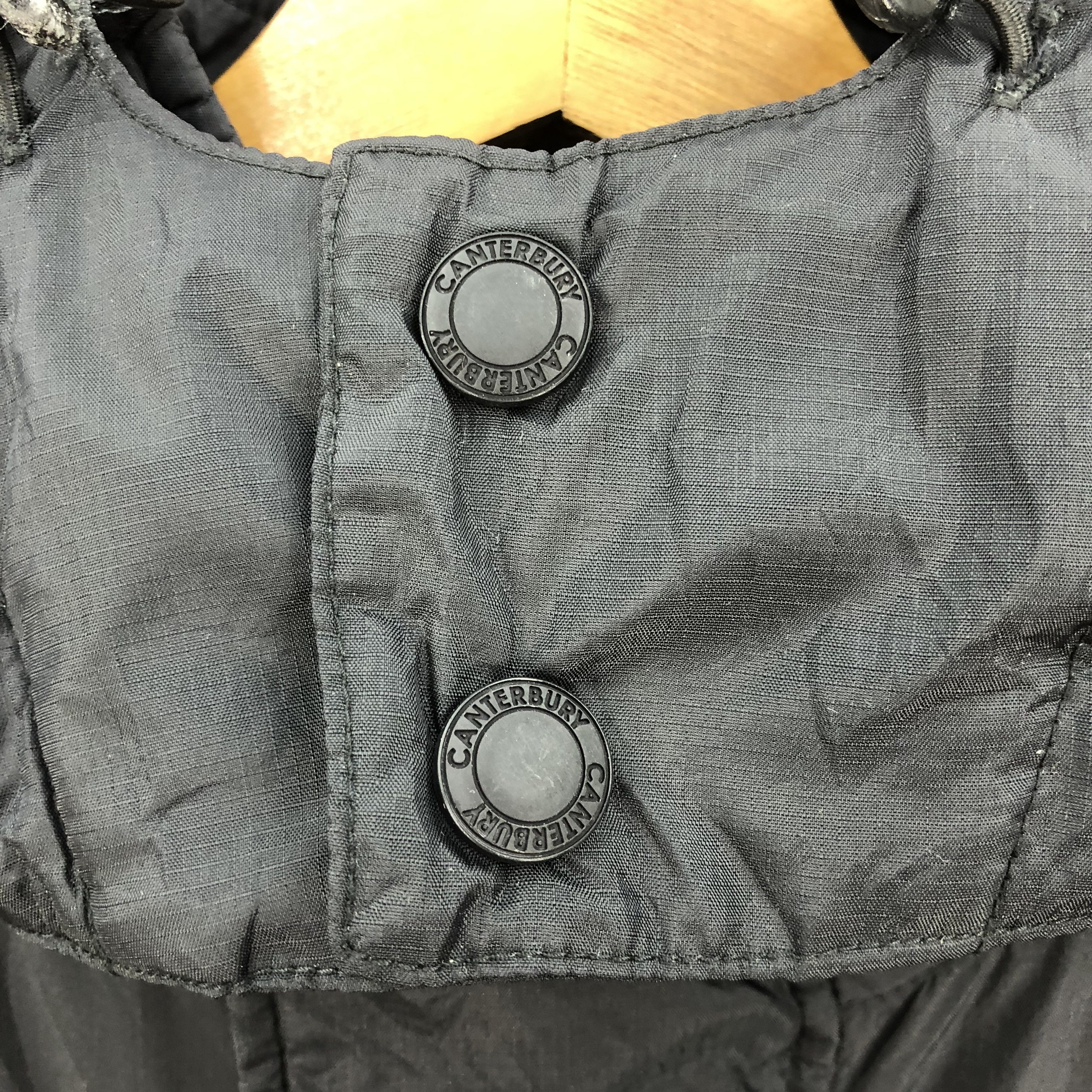Canterbury of New Zealand × Vintage Vintage Canterbury All Black Long Coach Windbreaker Jacket Size US XL / EU 56 / 4 - 10 Thumbnail