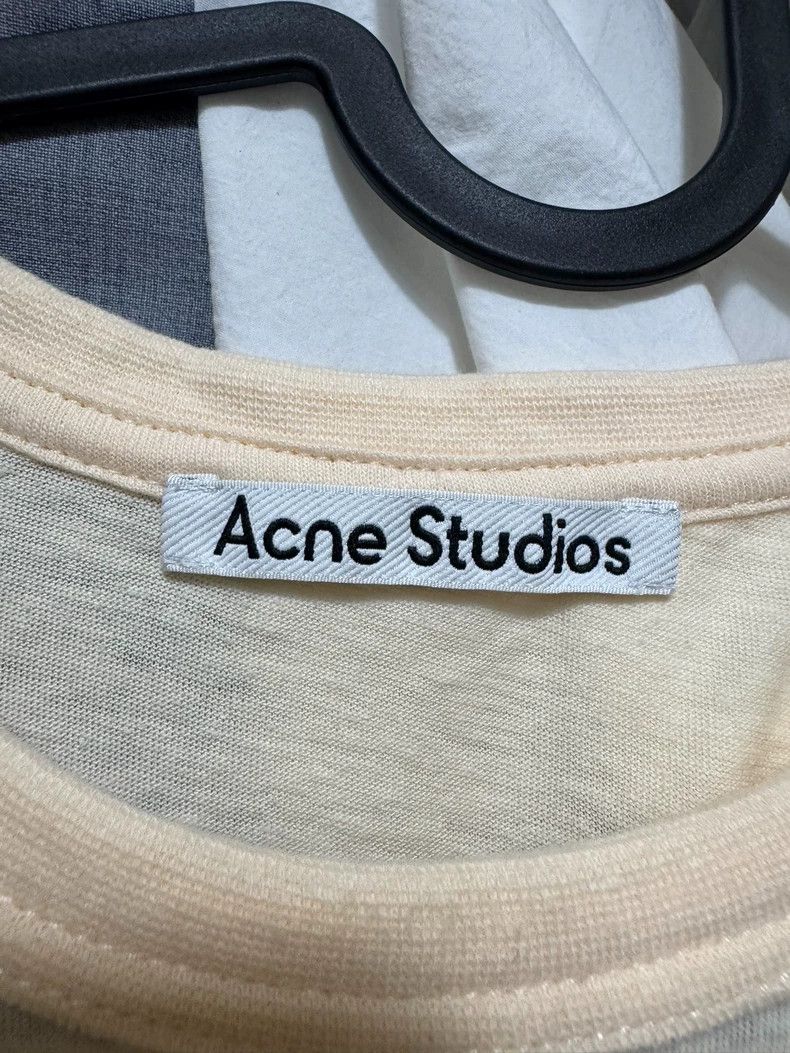 Acne Studios Acne Studios White lettered short-sleeved shirt Size US XS / EU 42 / 0 - 3 Thumbnail