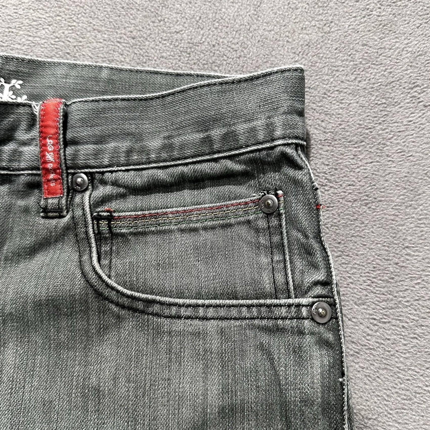 Denime LRG Shorts Mens 34 Gray Denim Lifted United Short GUC Size US 34 / EU 50 - 4 Thumbnail