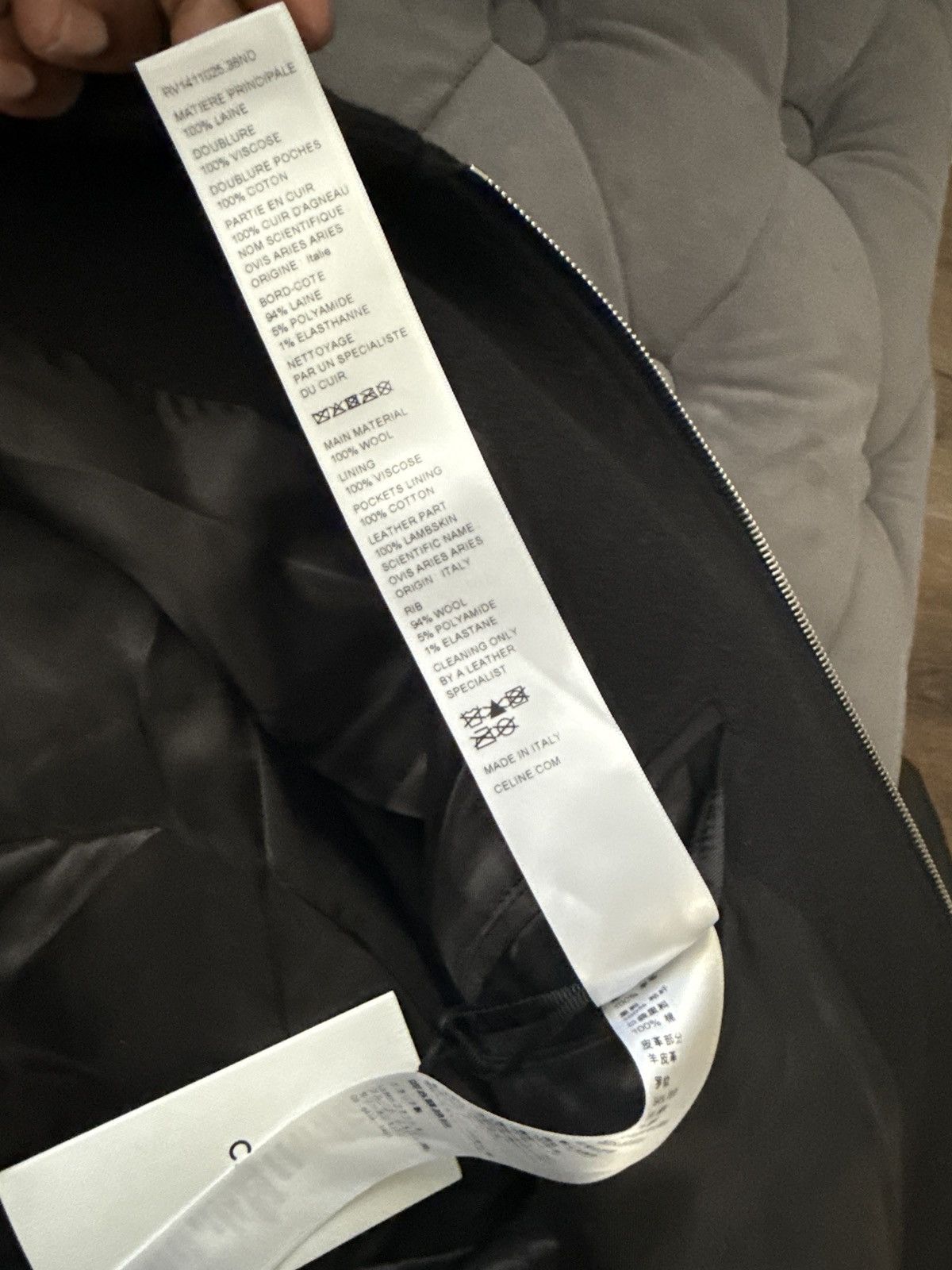 Celine TEDDY JACKET IN DOUBLE-FACE WOOL Size US L / EU 52-54 / 3 - 4 Thumbnail