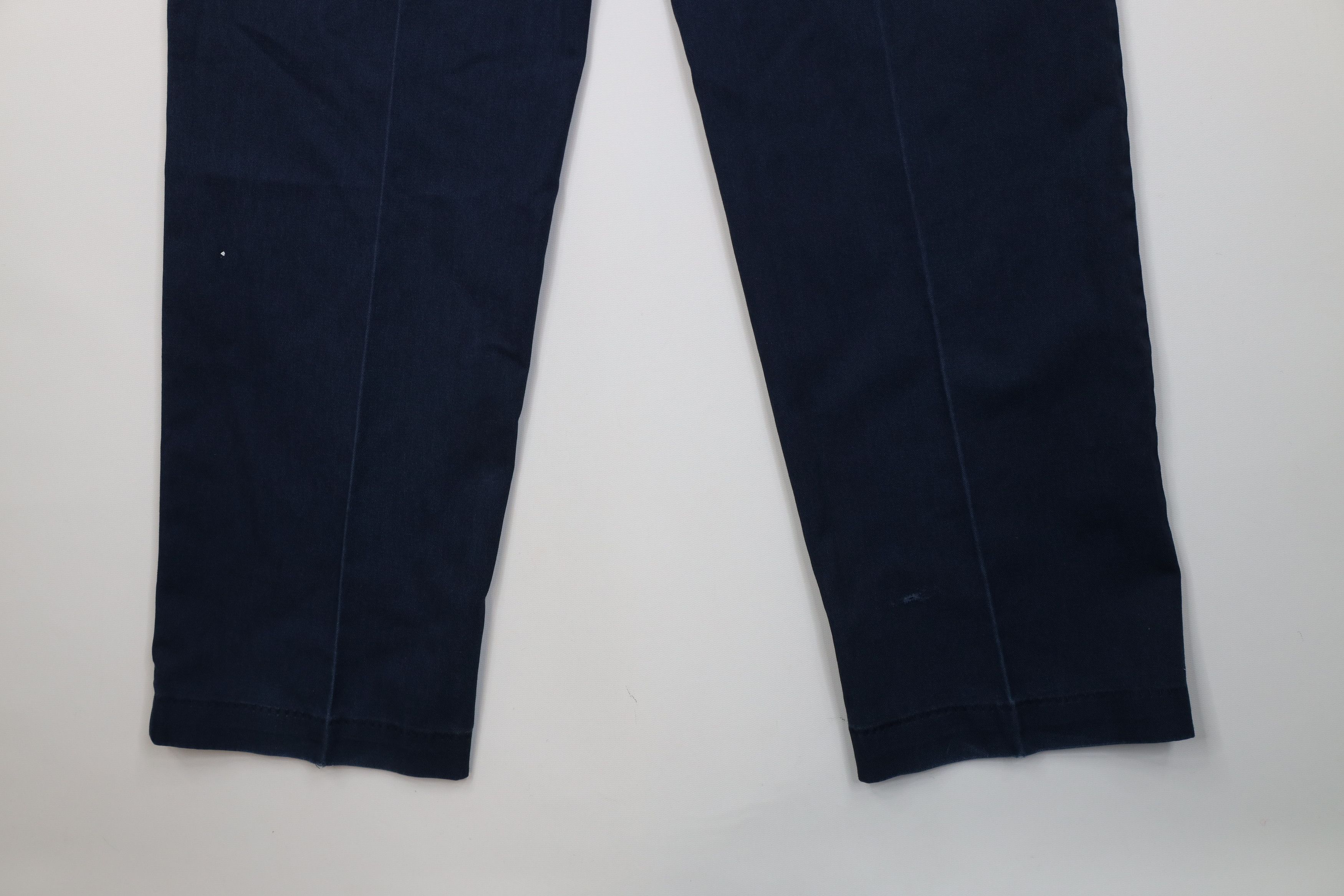 Vintage Vintage 90s Streetwear Wide Leg Pants Workwear Blue USA Size US 36 / EU 52 - 16 Thumbnail