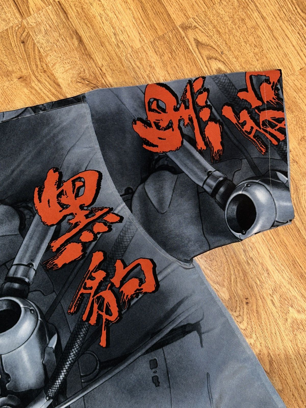 Mecca Y2K Vtg Fist Of The North Star Anime Button Down Shirt LARGE Size US L / EU 52-54 / 3 - 3 Thumbnail