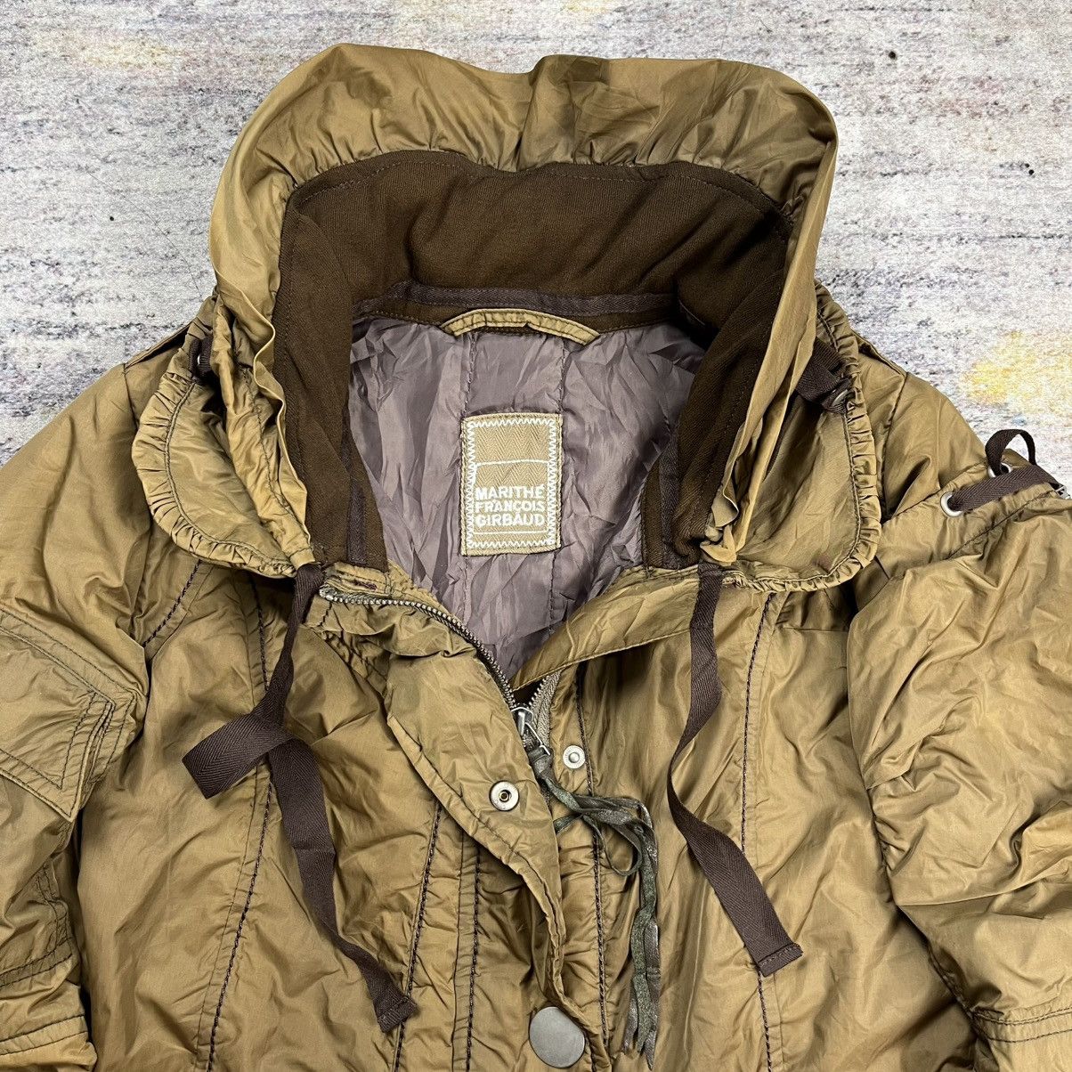 Marithe + Francois Girbaud × Vintage Marithe Francois Girbaud belted cargo bondage coat jacket Size M / US 6-8 / IT 42-44 - 10 Thumbnail
