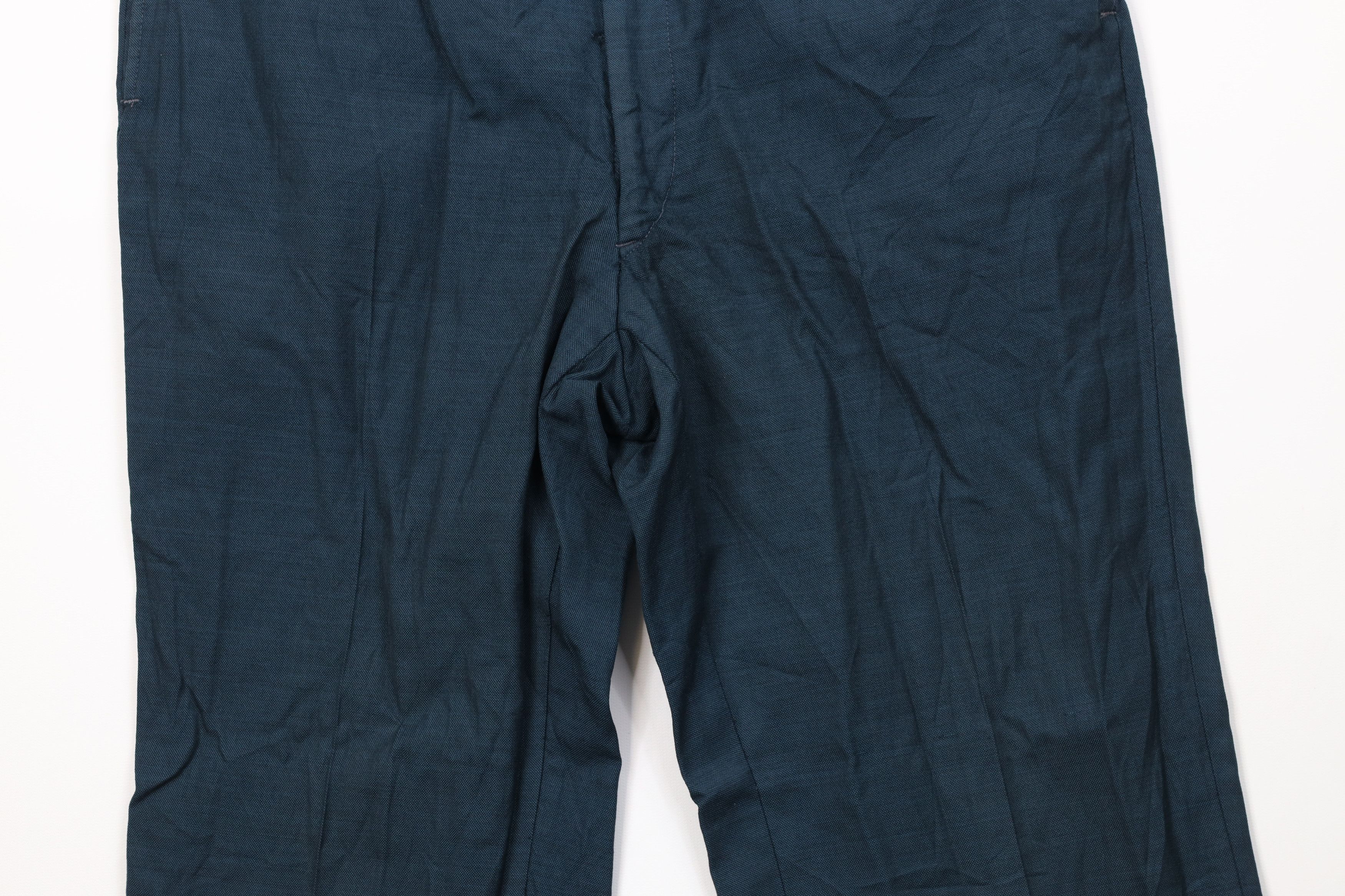 Vintage Vintage 50s Hollywood Regency Gabardine Chino Pants Blue USA Size US 32 / EU 48 - 3 Thumbnail