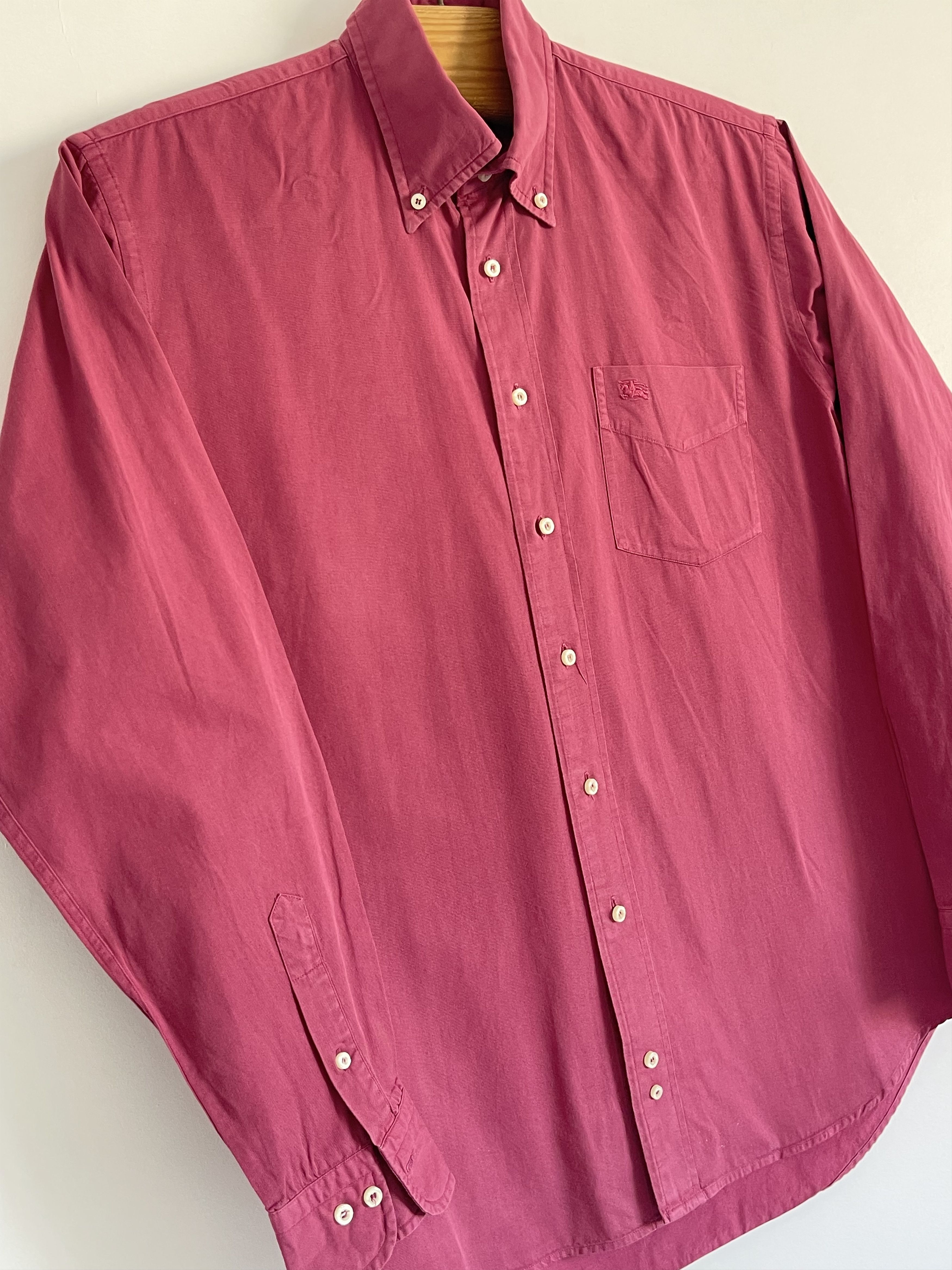 Burberry 🔥 shirt Burberry London red burgundy Size US M / EU 48-50 / 2 - 8 Thumbnail