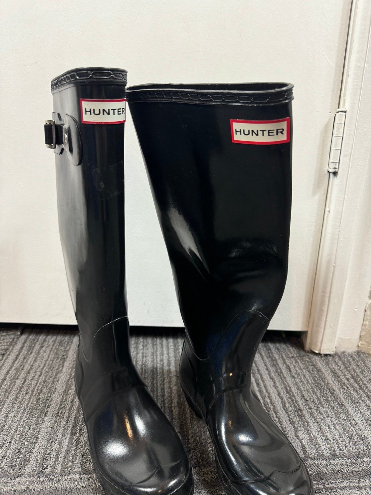 Hunter HUNTER BOOTS Woman’s Original Tall Back Adjustable Rain Boo Size US 5 / IT 35 - 5 Thumbnail