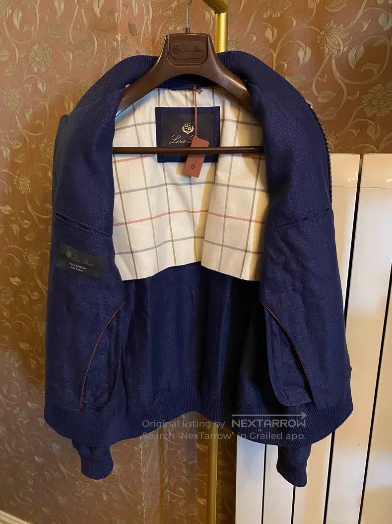 Loro Piana Loro Piana Heavy linen waterproof pilot jacket Size US M / EU 48-50 / 2 - 4 Thumbnail