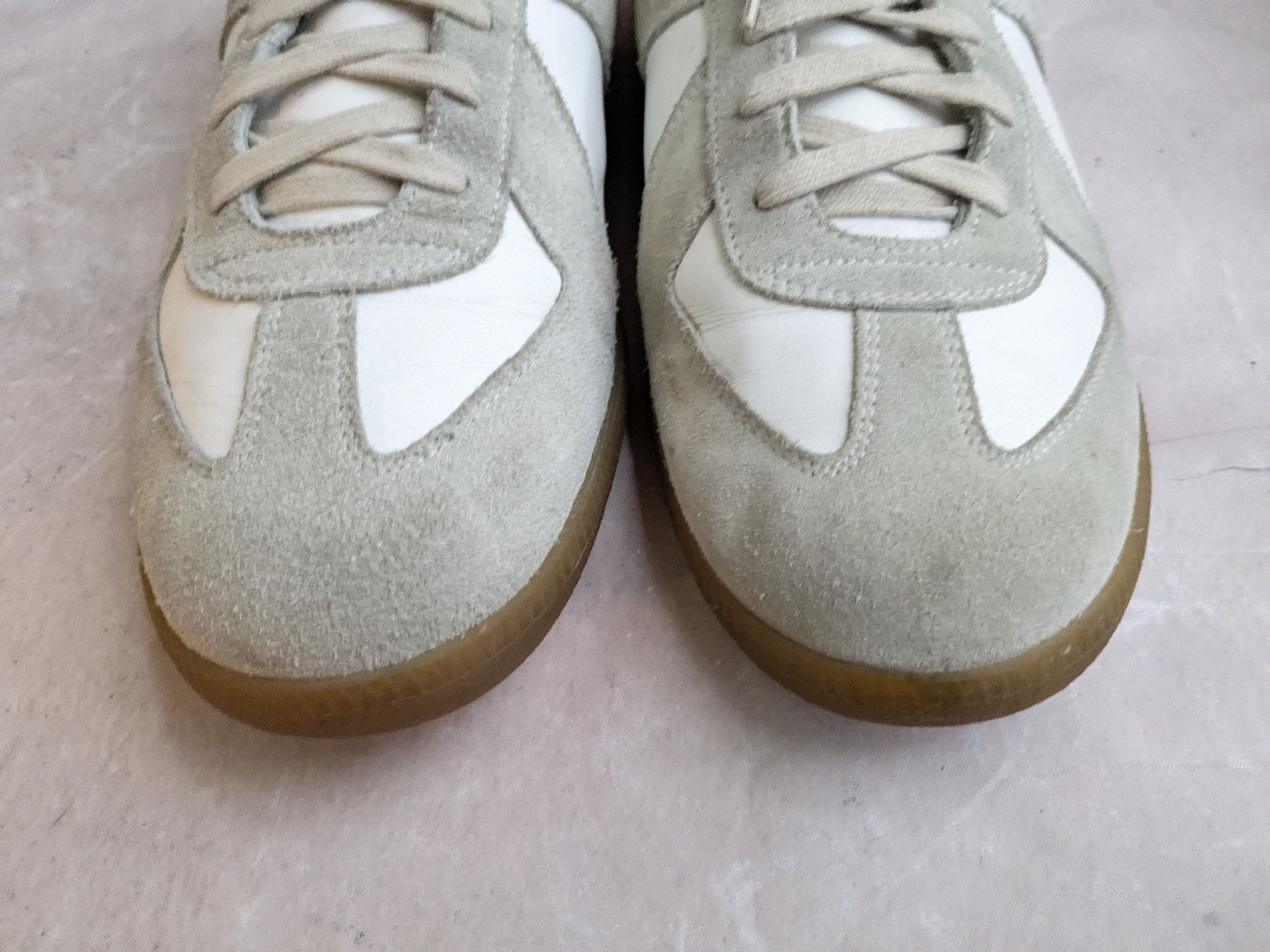 Maison Margiela Maison Margiela Replica GAT White Gray 13 46 Low Tops Size US 13 / EU 46 - 3 Thumbnail