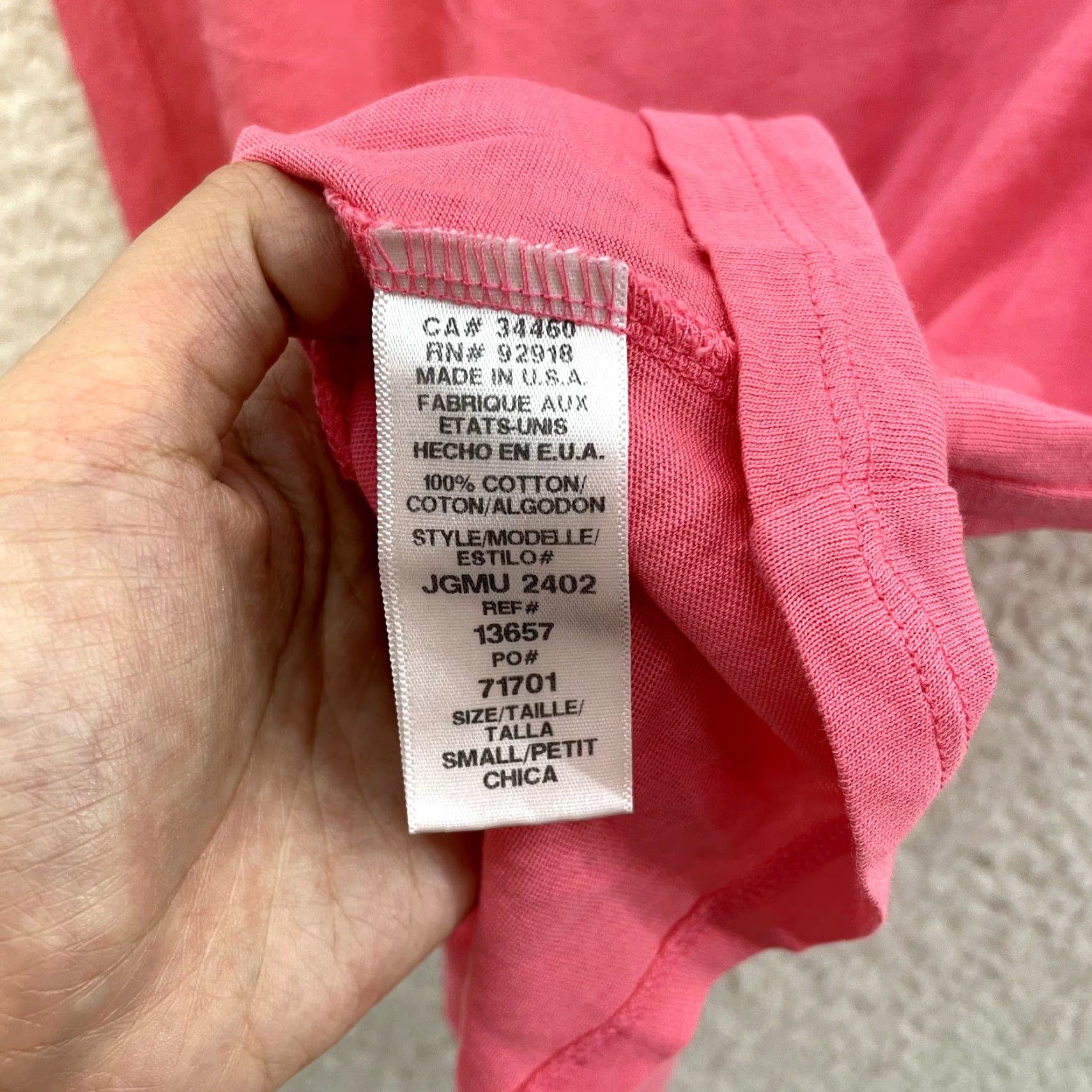Juicy Couture Y2K Vintage Juicy Couture Long Top Shirt S Pink Crest Logo McBling Mens Womens Girls Boys Size S / US 4 / IT 40 - 6 Thumbnail