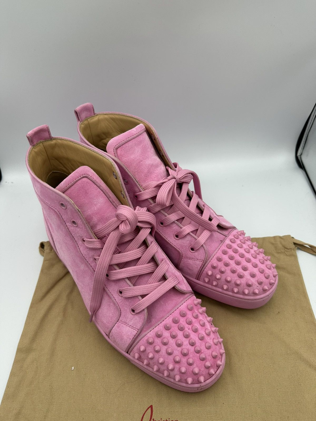 Christian Louboutin Christian Louboutin High Top Sneakers Size US 13 / EU 46 - 2 Thumbnail