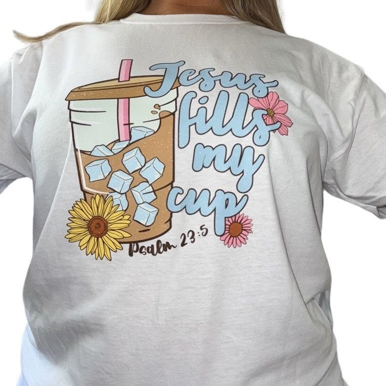 Designer Woman’s iced coffee tee shirt Size M / US 6-8 / IT 42-44 - 1 Preview