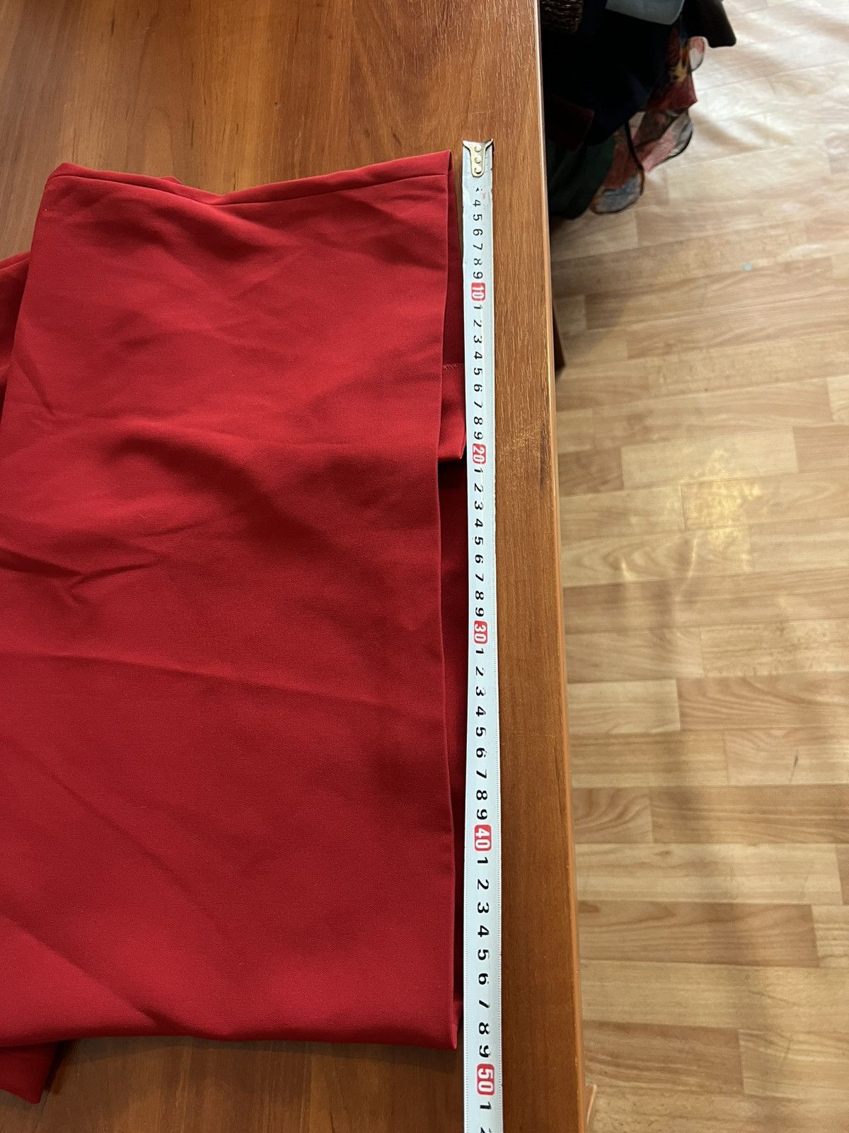 Max Mara MAX MARA ITALIAN MADE RED TRIACETATE SLEEVELESS SOLID DRESS Size XL / US 12-14 / IT 48-50 - 16 Thumbnail