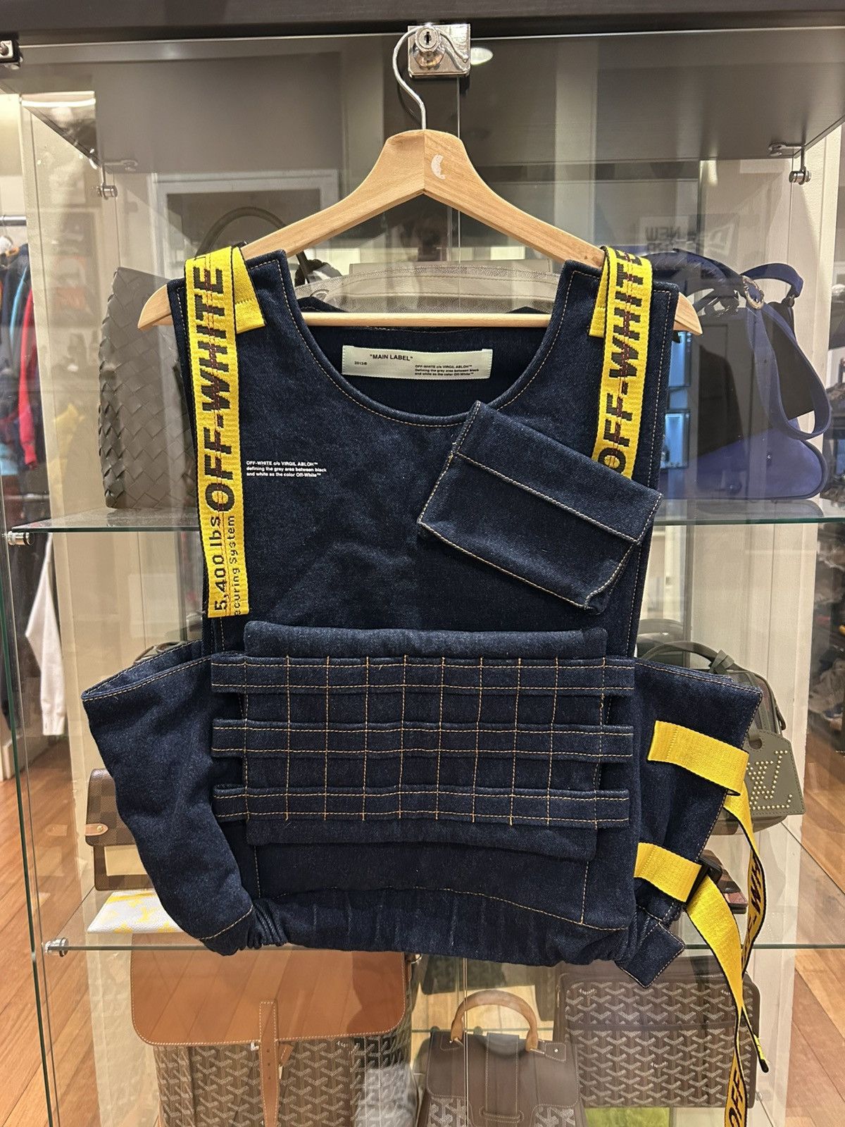 Off-White Off-White Denim Industrial Vest Size US M / EU 48-50 / 2 - 1 Thumbnail