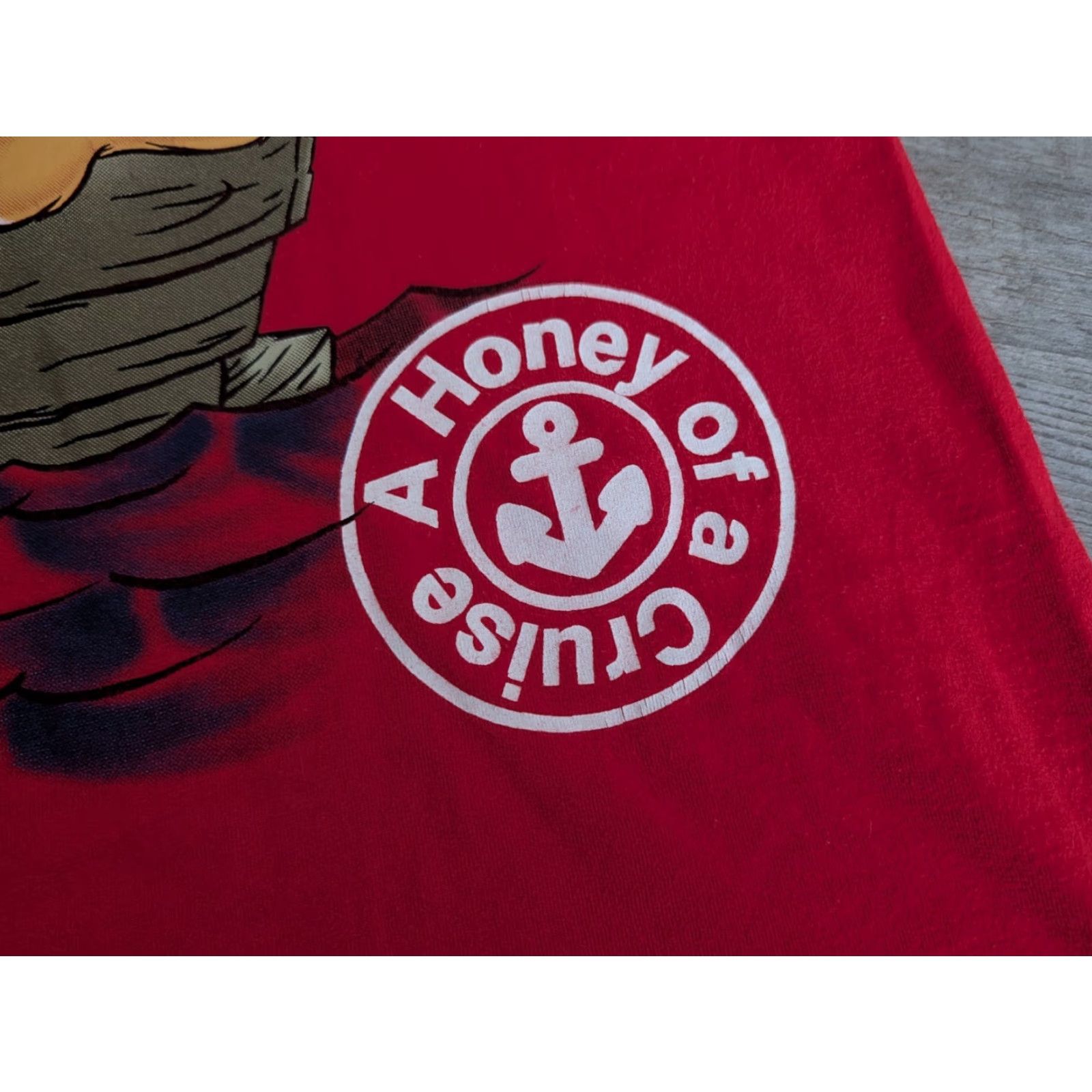 Disney VINTAGE Disney Pooh T-Shirt Men's XL Red Single Stitch 90s USA Made Crew Neck Graphic Print Shirt Size US XL / EU 56 / 4 - 2 Thumbnail
