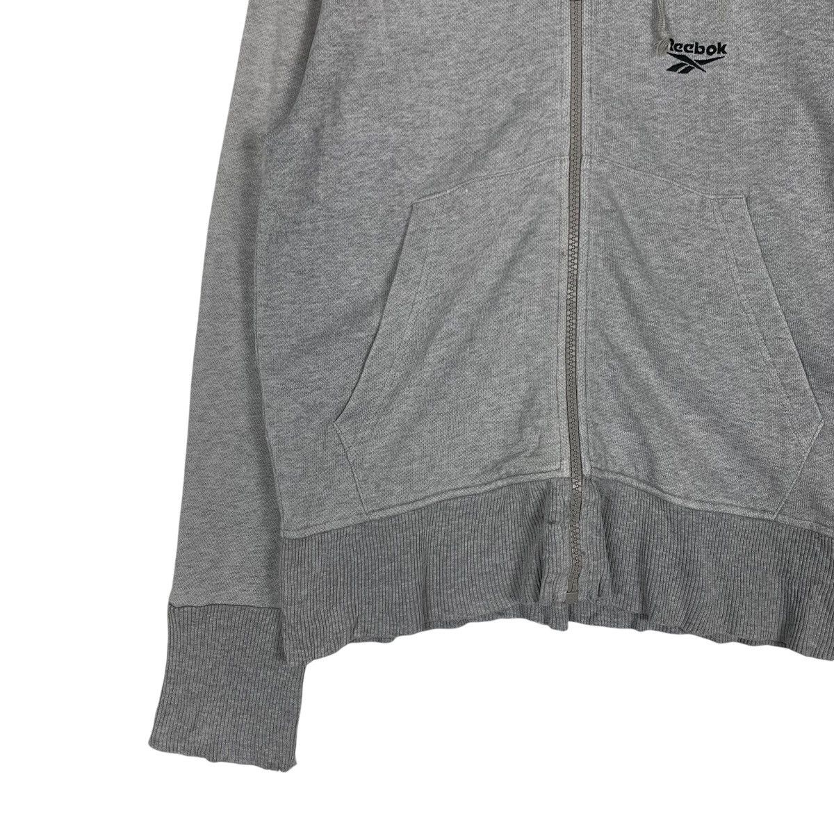 Reebok REEBOK Small Logo Zipper Hoodie Sweatshirt #1341-C60 Size US S / EU 44-46 / 1 - 3 Thumbnail
