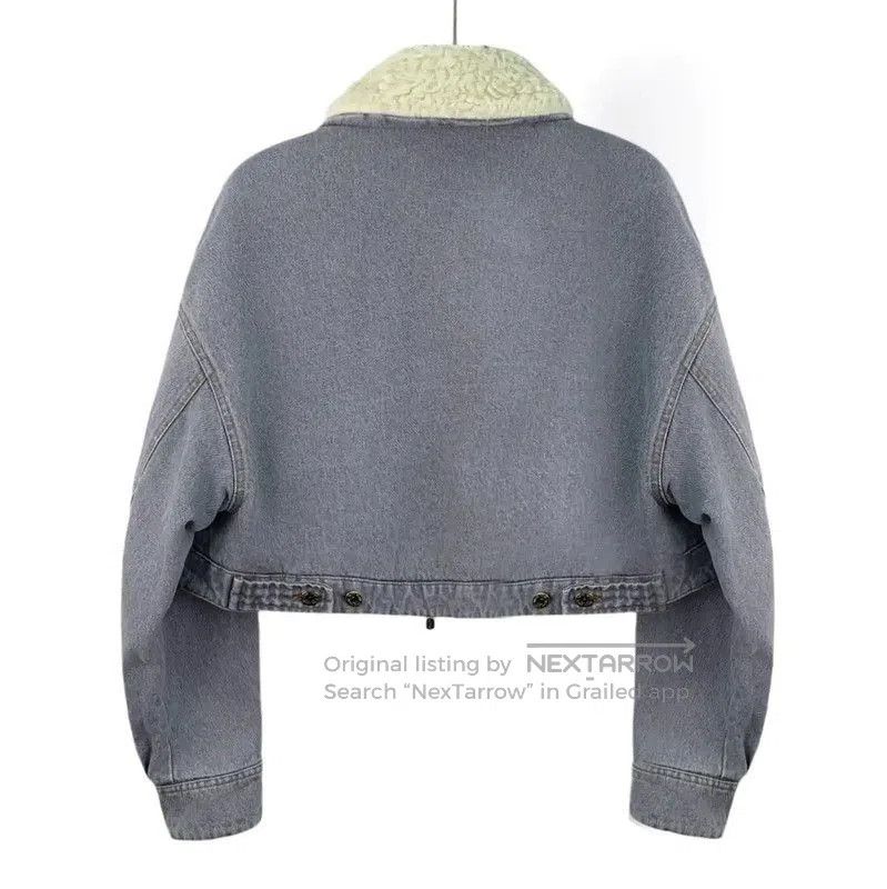 Miu Miu Miu Miu Light Blue Cotton Women's Jacket . Size XS / US 0-2 / IT 36-38 - 2 Thumbnail